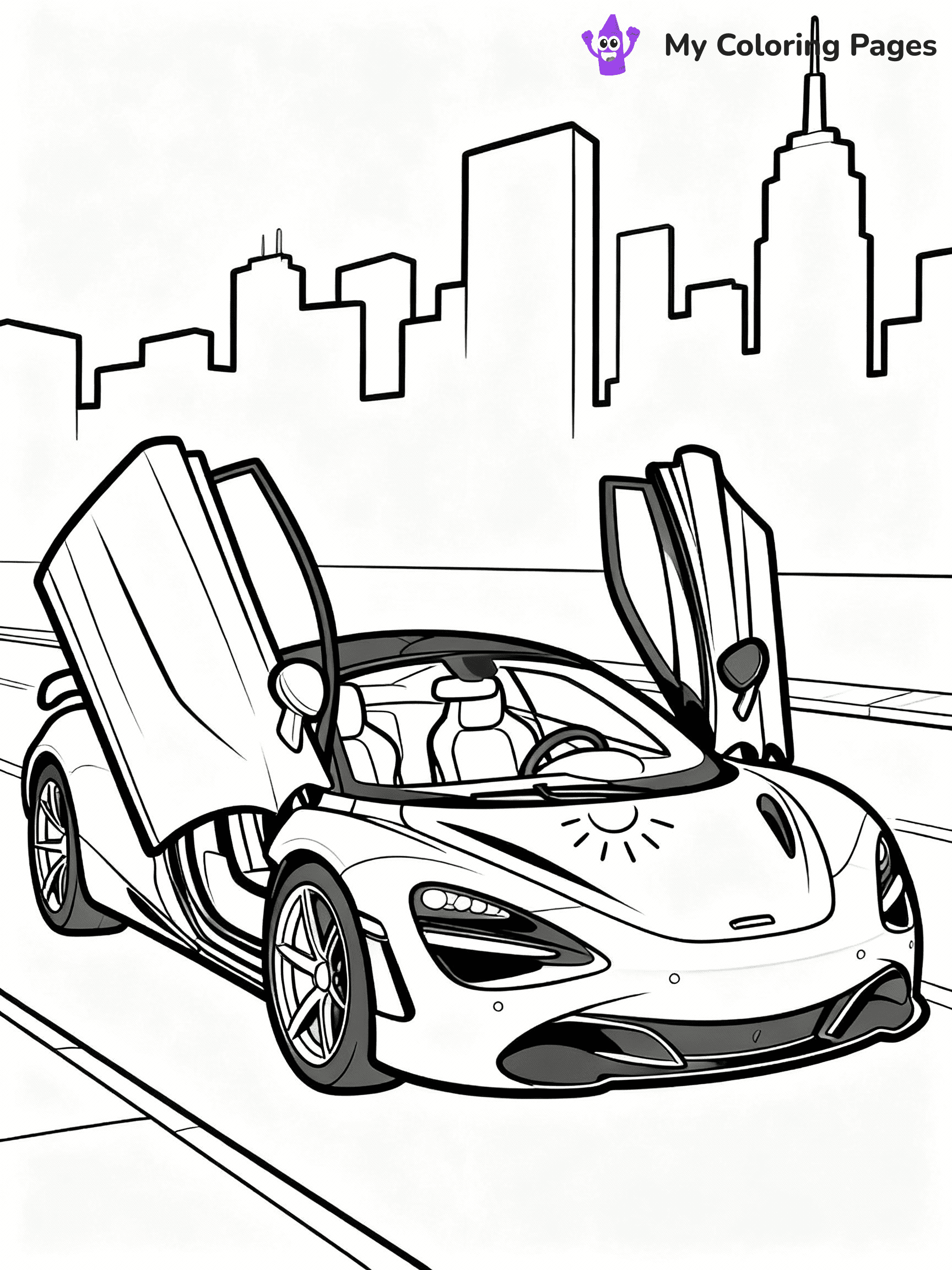 Mclaren Coloring Pages - 16
