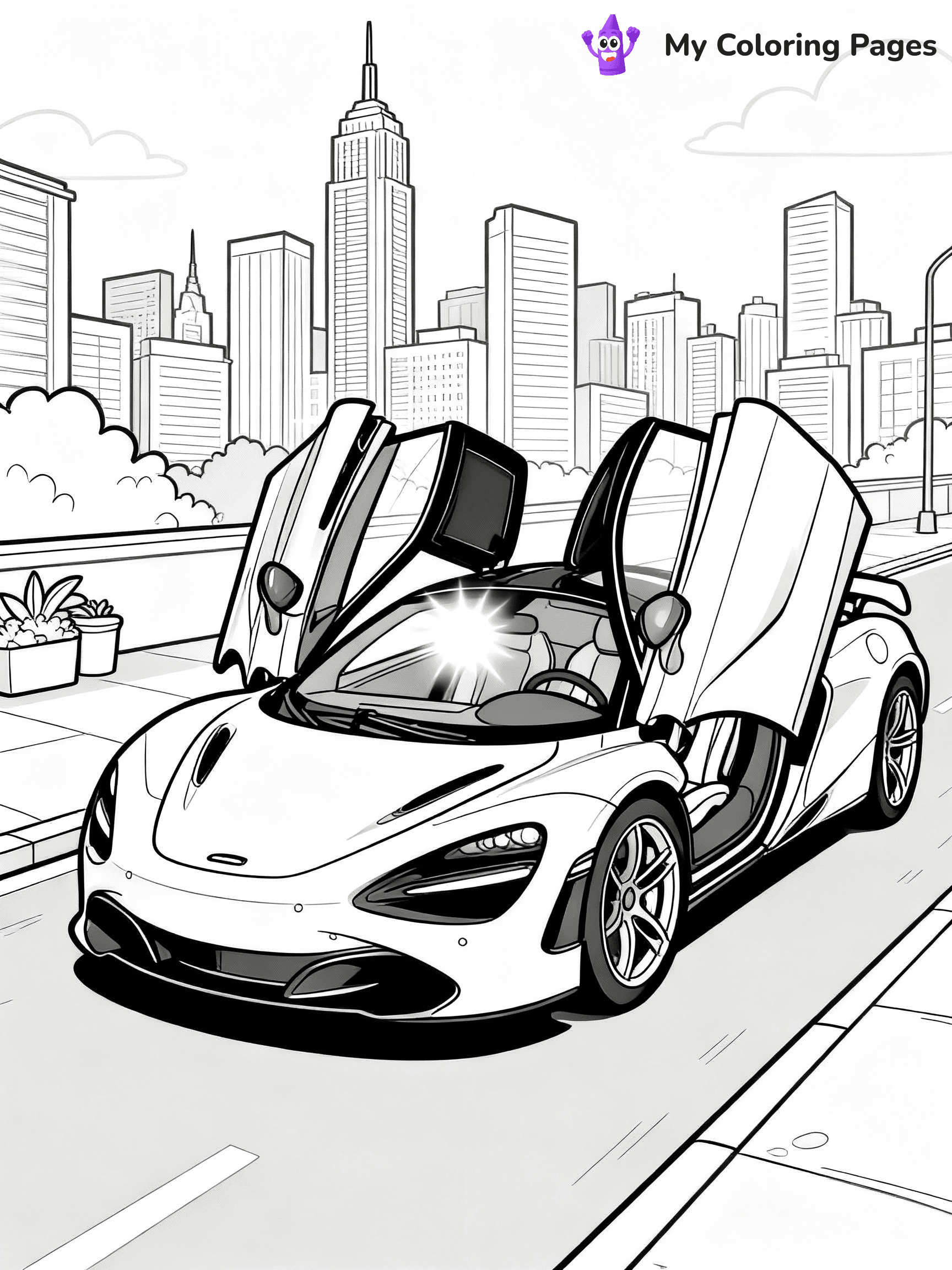 Mclaren Coloring Pages - 14