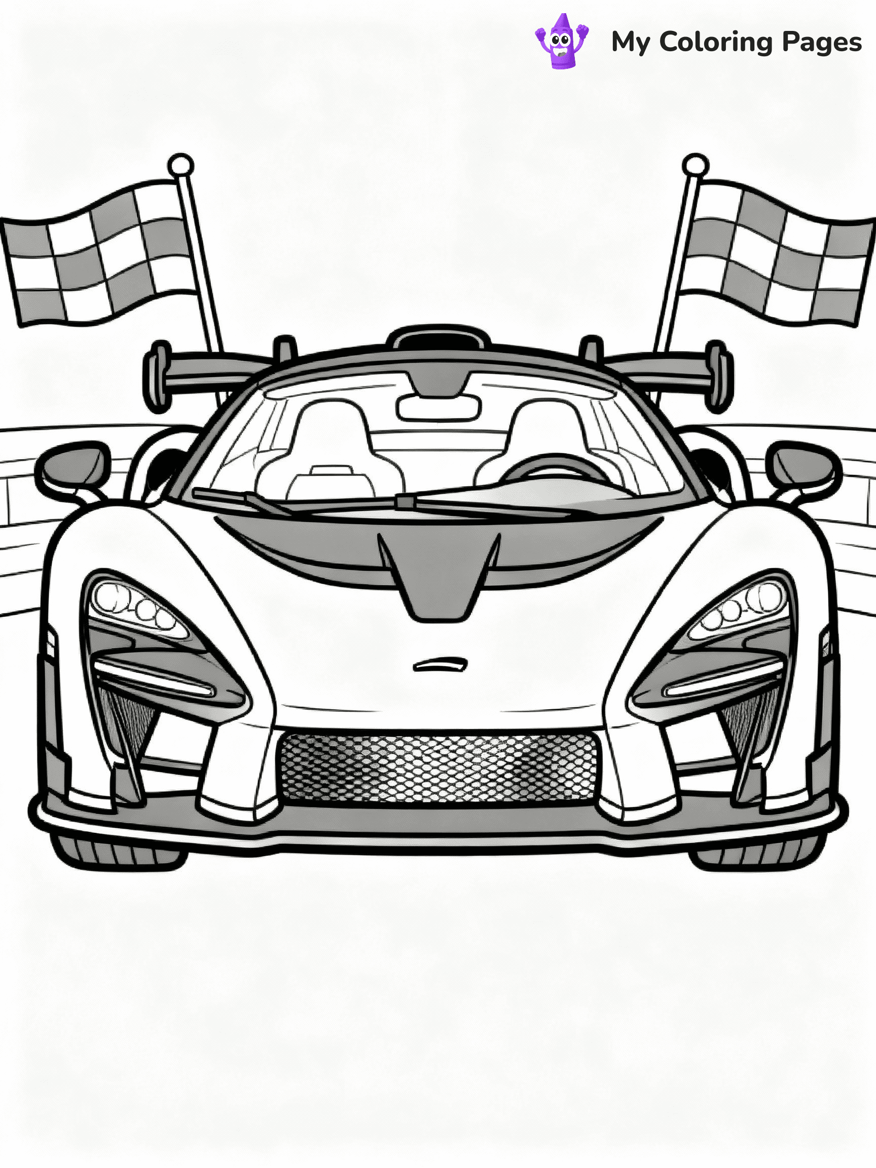 Mclaren Coloring Pages - 13