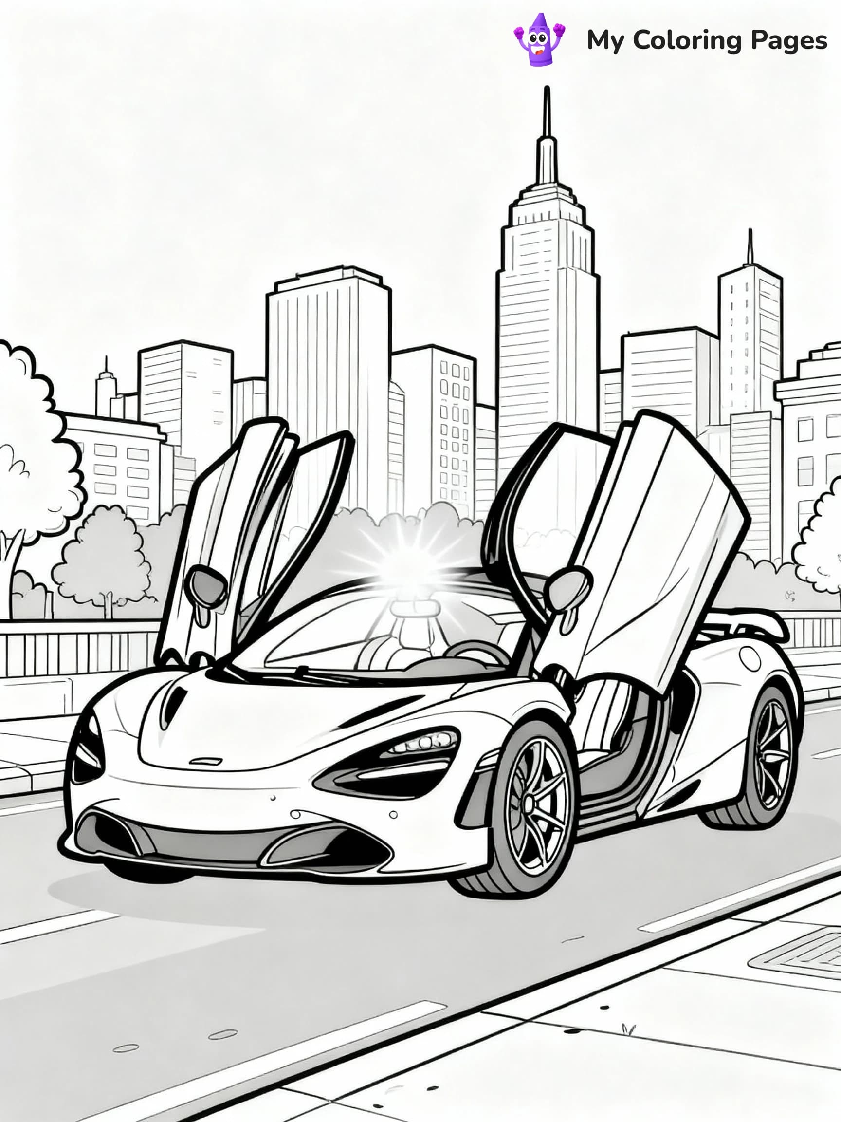 Mclaren Coloring Pages - 12