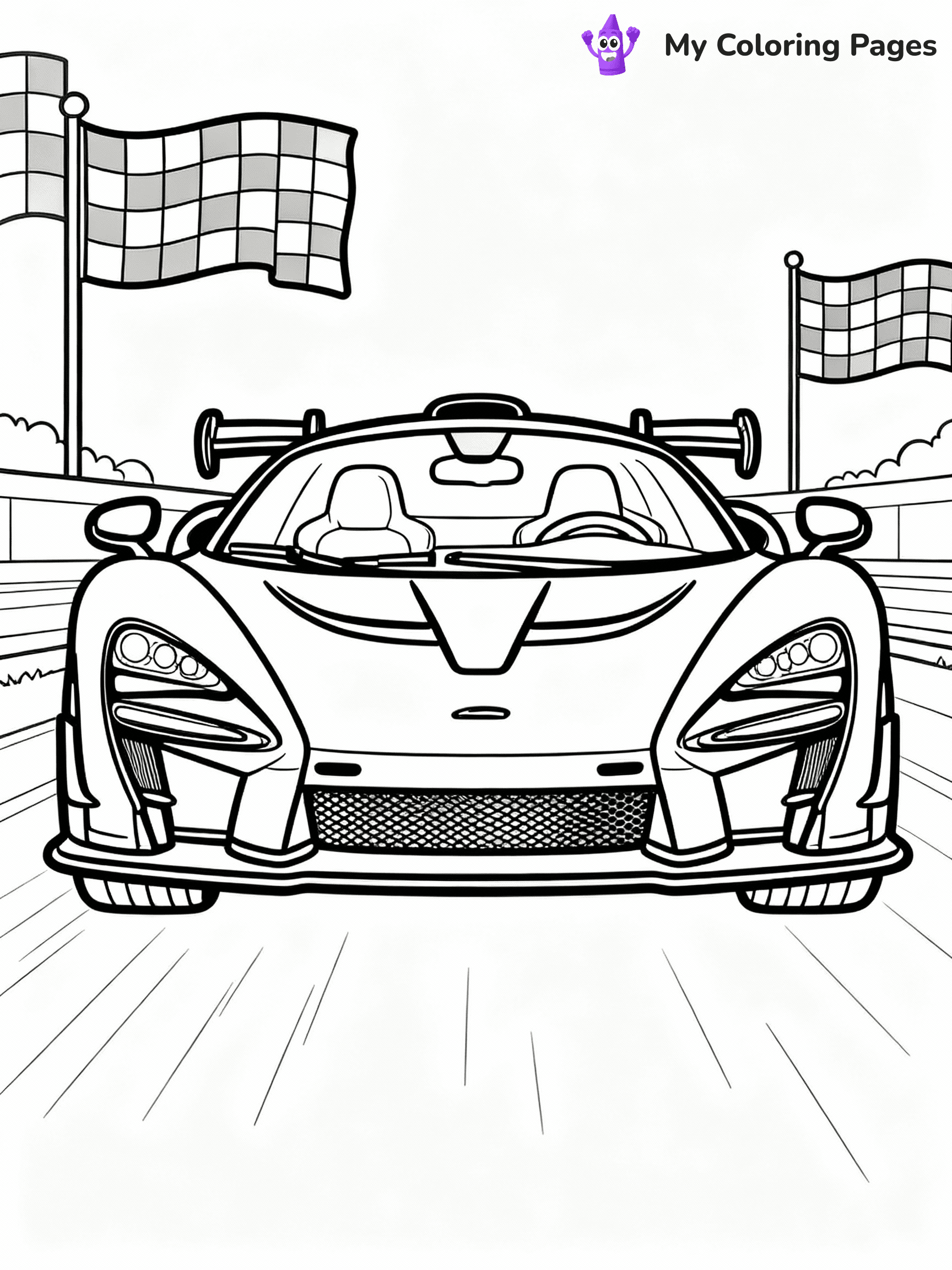 Mclaren Coloring Pages - 11