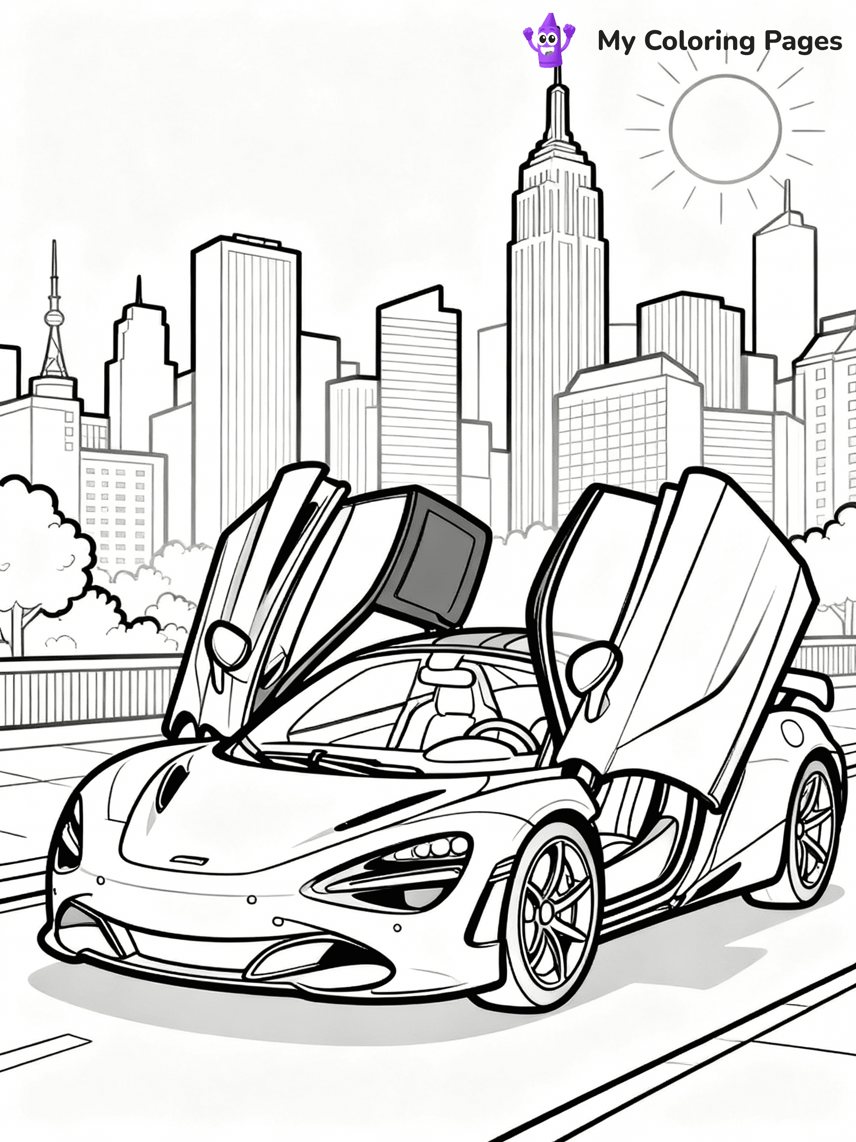Mclaren Coloring Pages - 10
