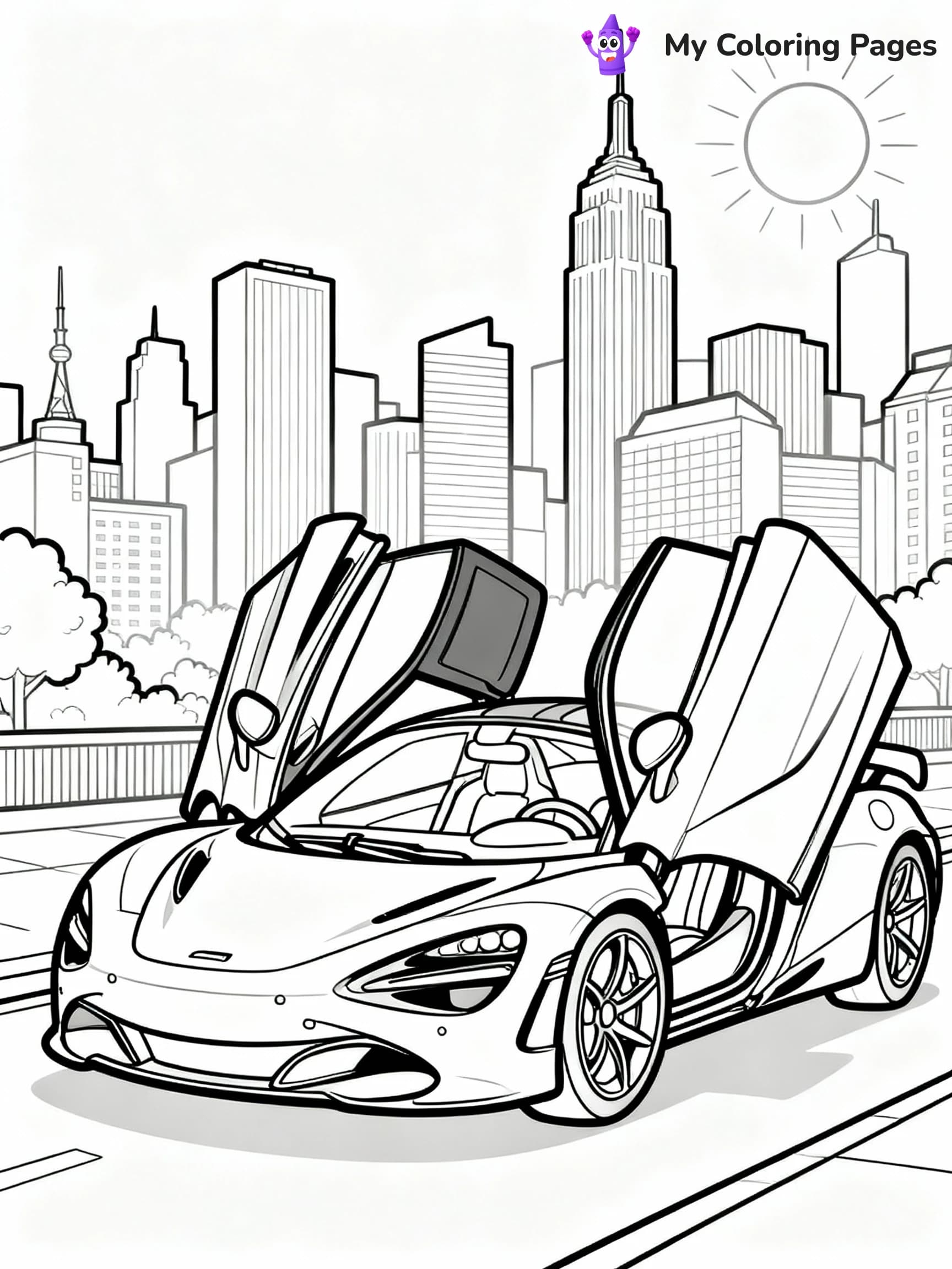 Mclaren Coloring Pages - 10