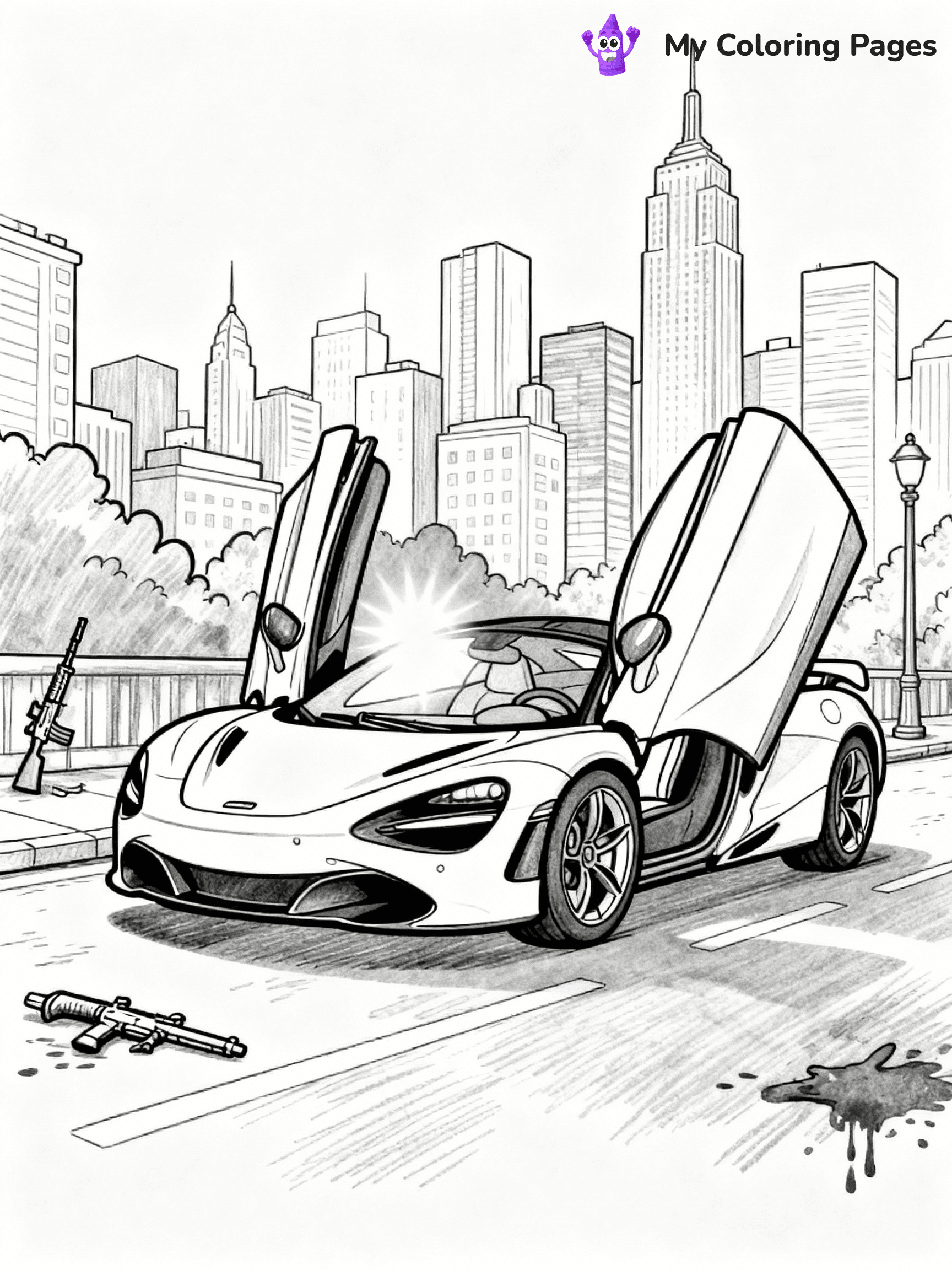 Mclaren Coloring Pages - 8