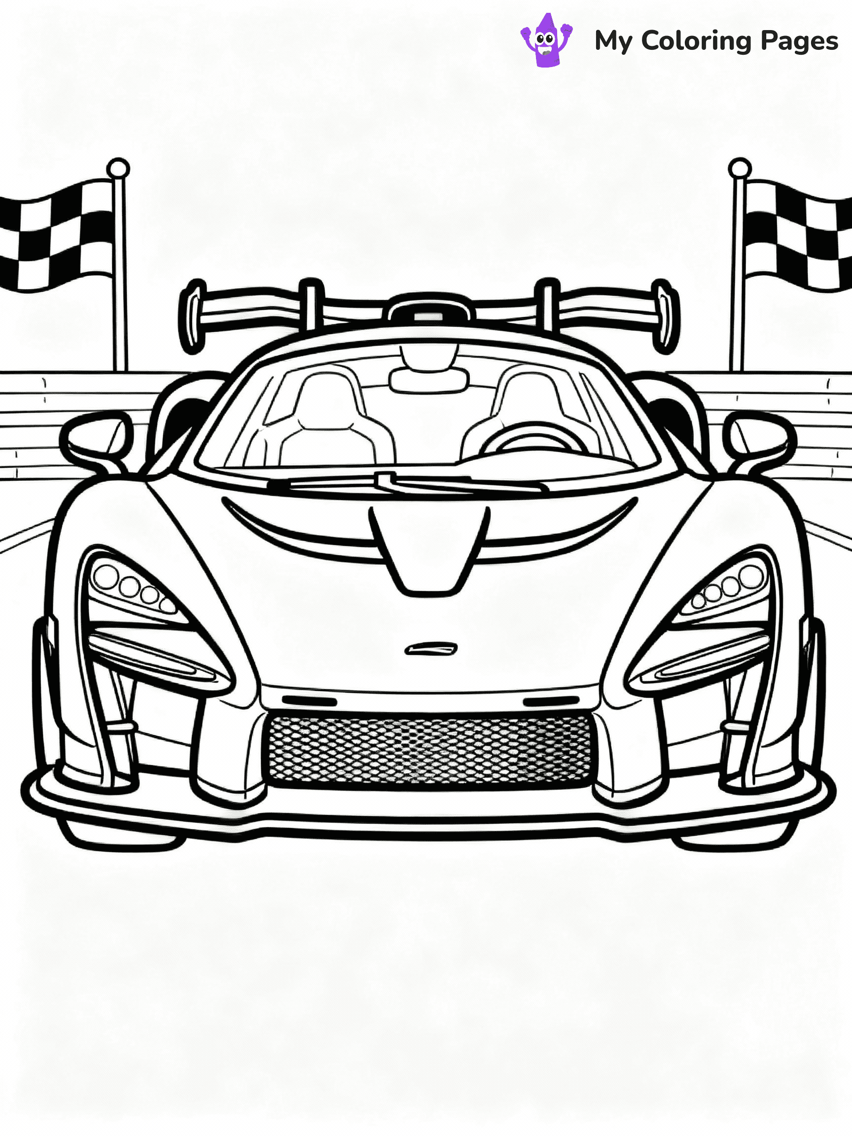 Mclaren Coloring Pages - 7
