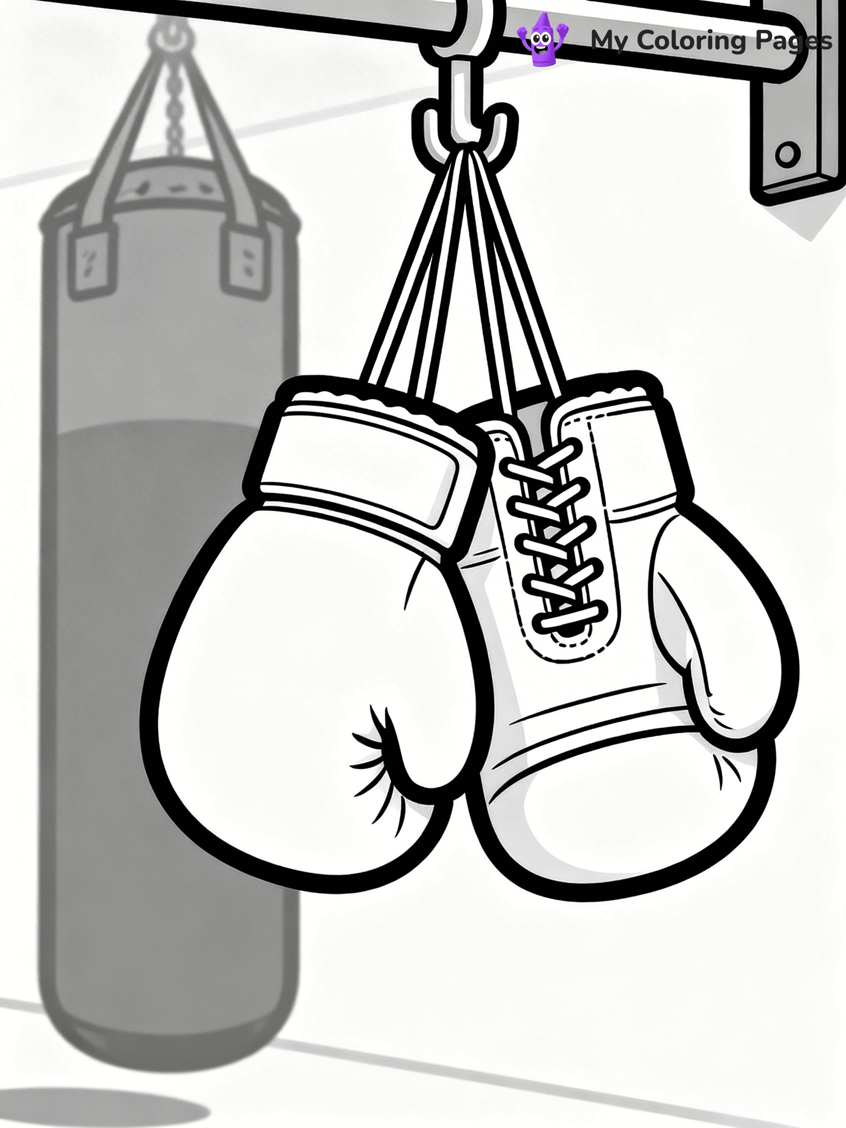 Boxing Coloring Pages - 40