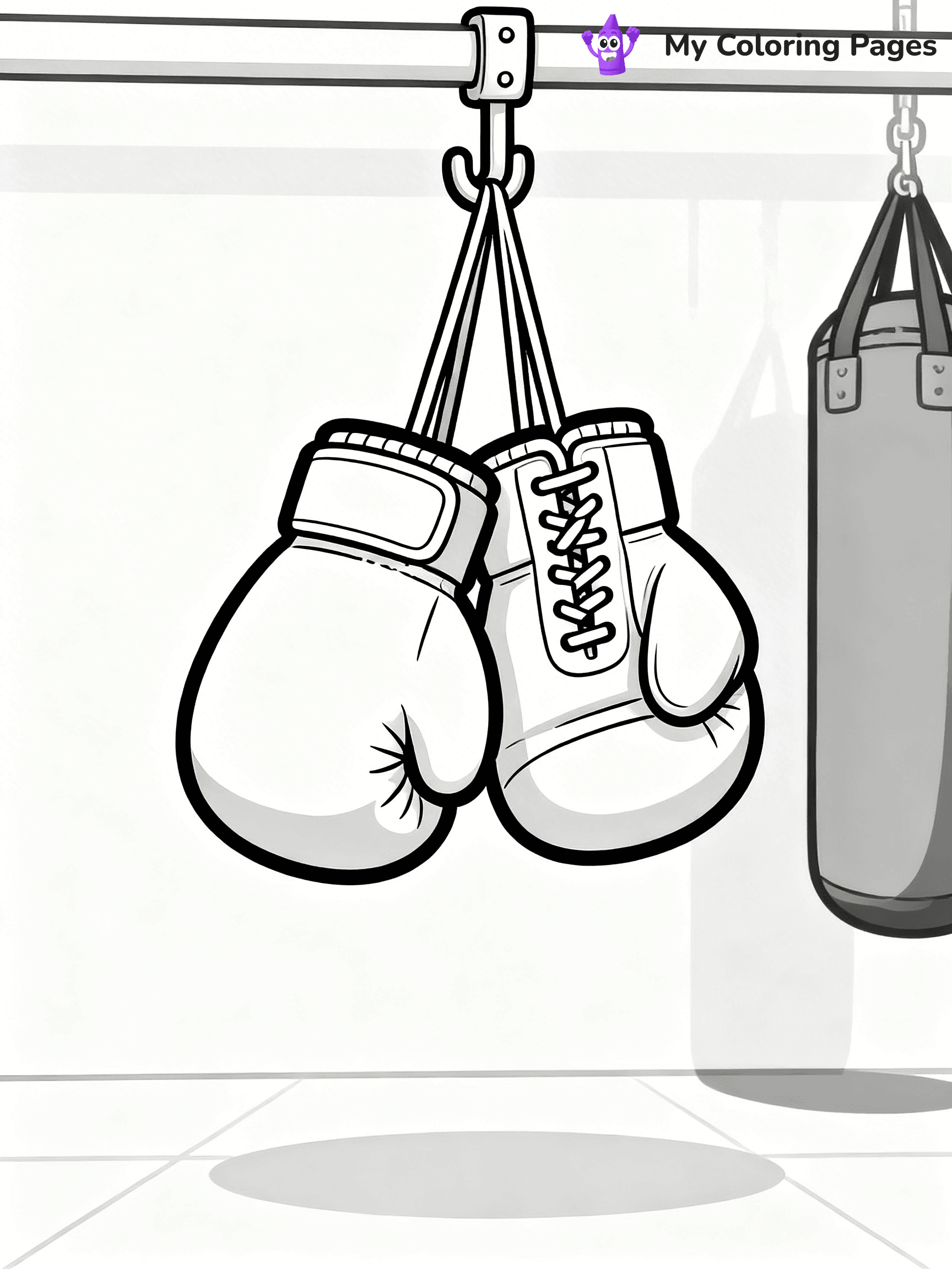 Boxing Coloring Pages - 39