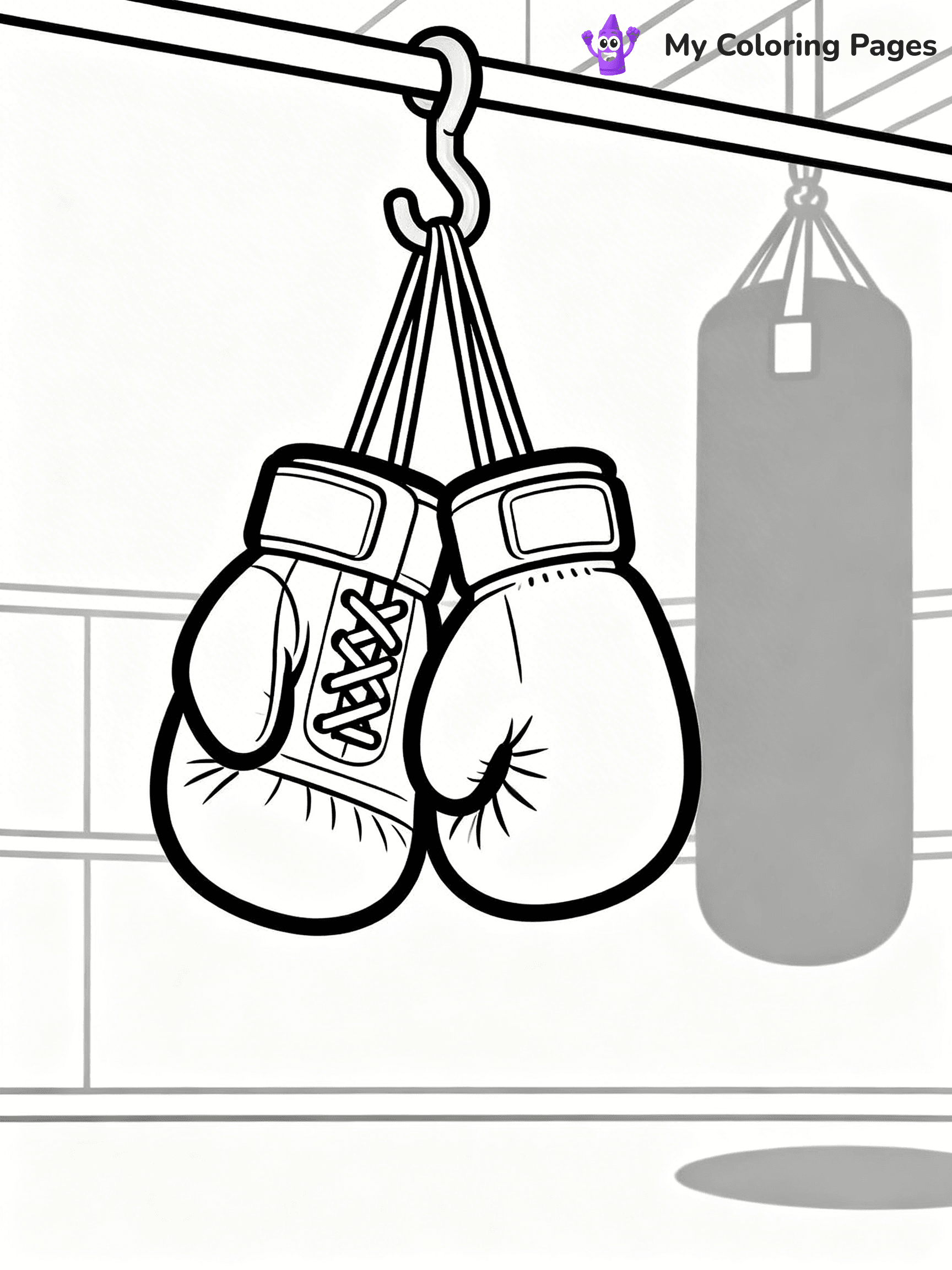 Boxing Coloring Pages - 38