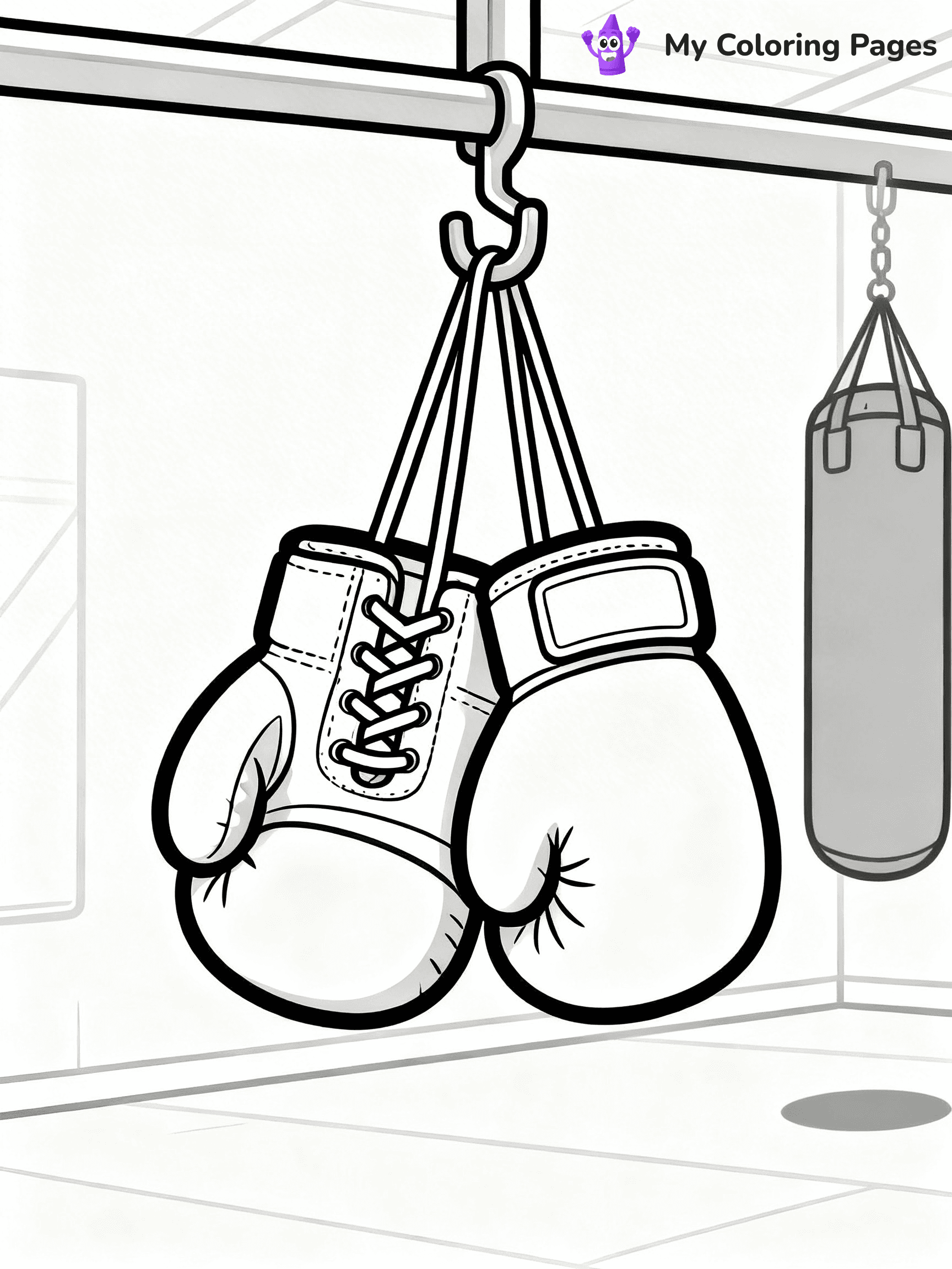 Boxing Coloring Pages - 36