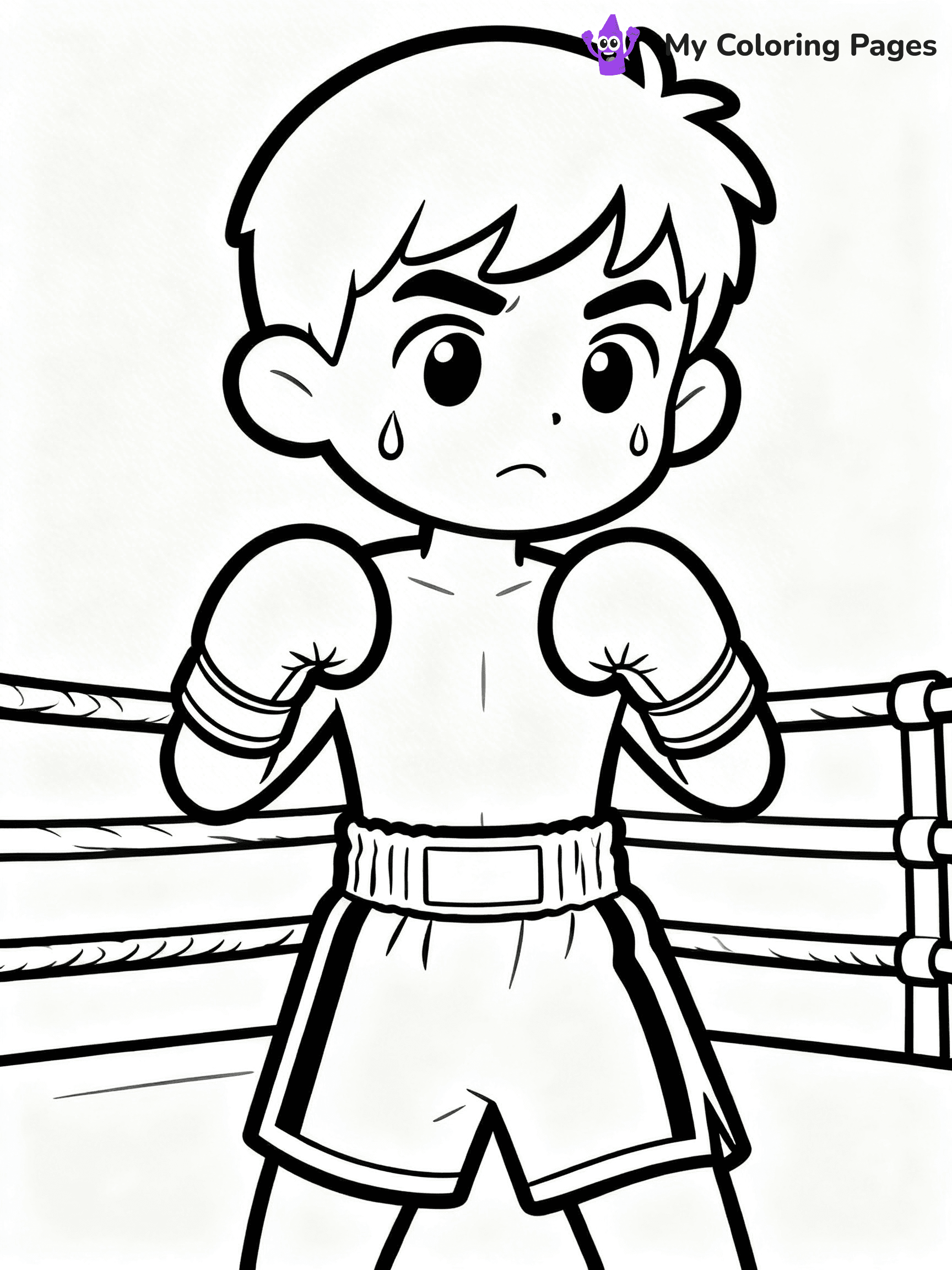 Boxing Coloring Pages - 31
