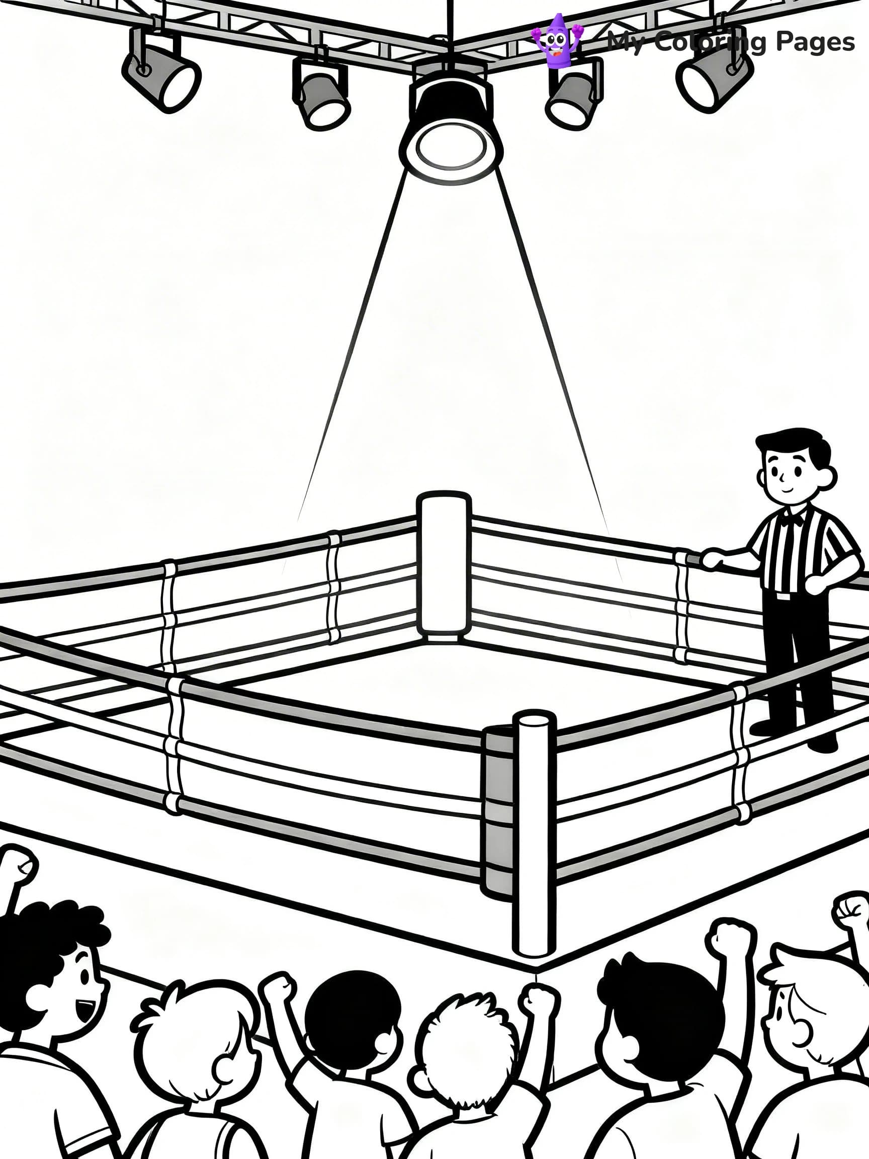 Boxing Coloring Pages - 20