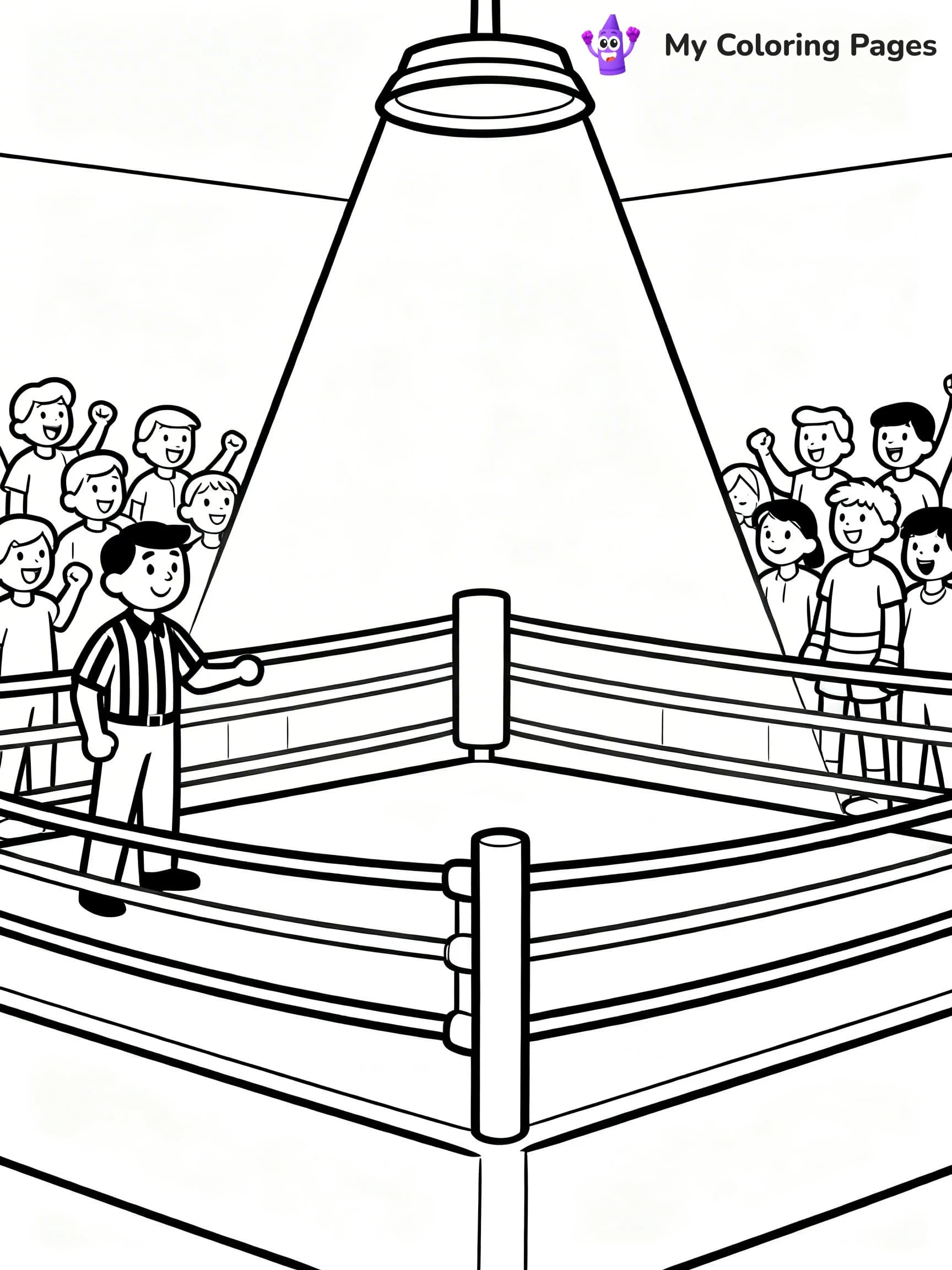 Boxing Coloring Pages - 19