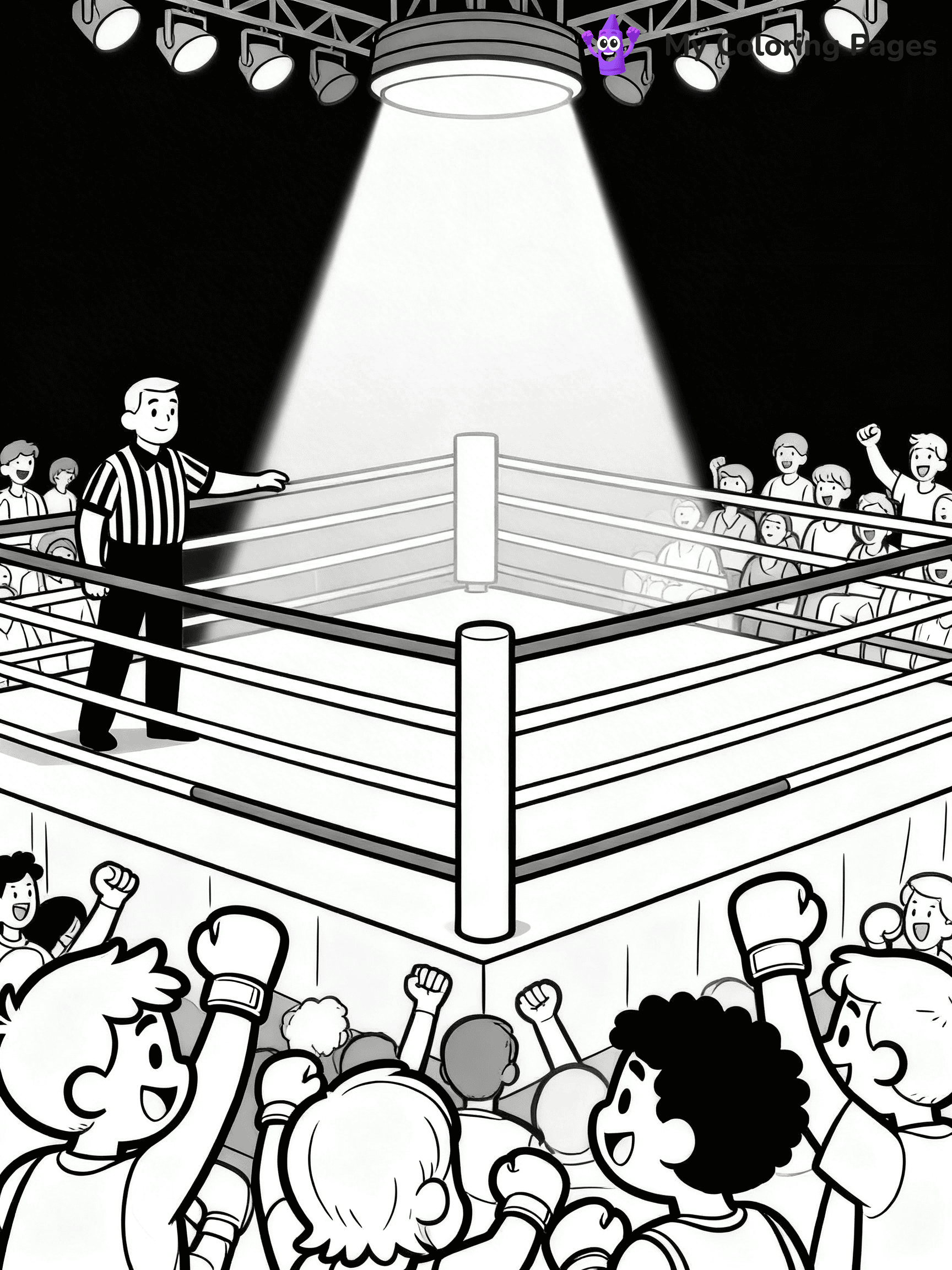 Boxing Coloring Pages - 18