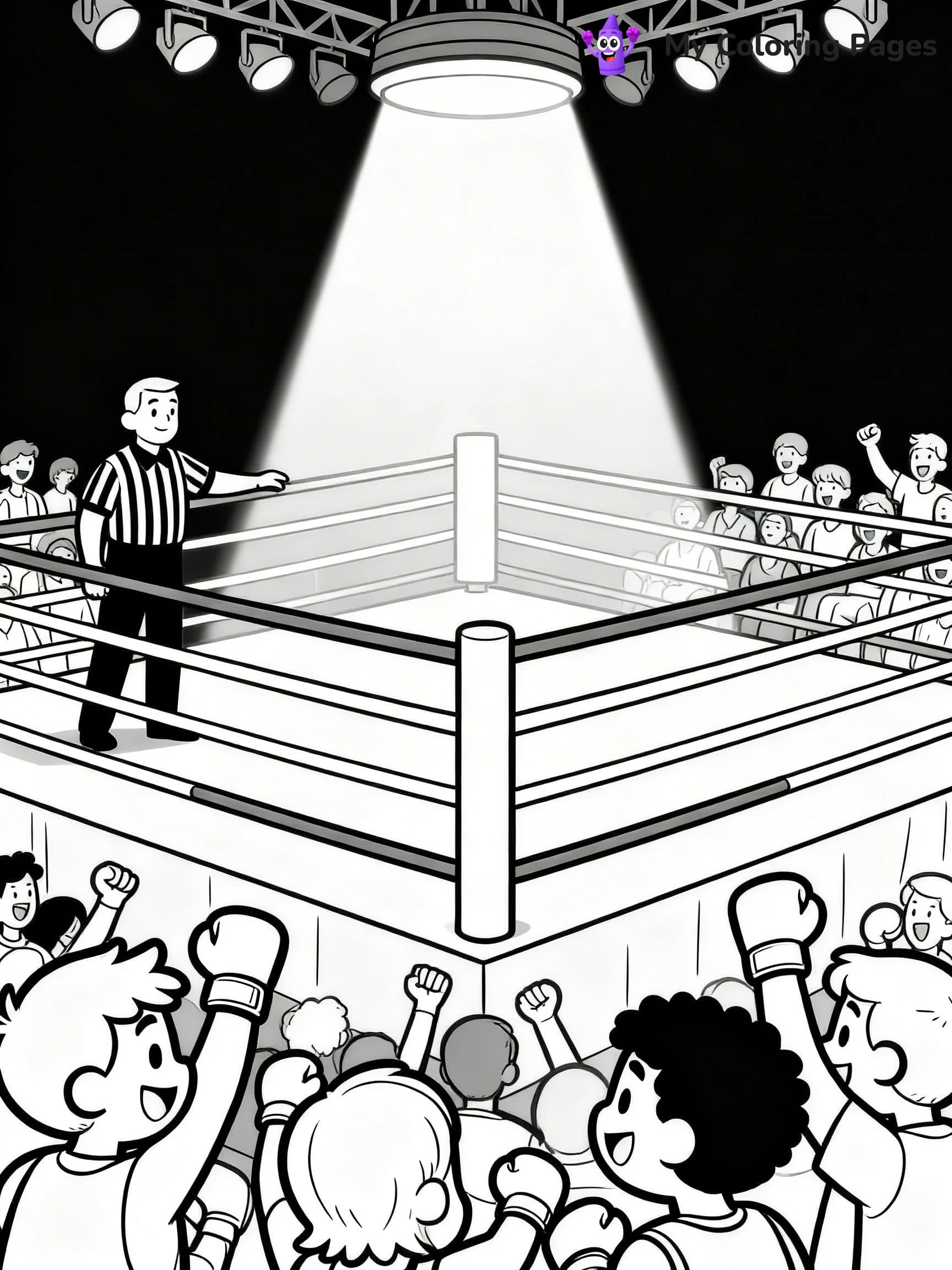 Boxing Coloring Pages - 18