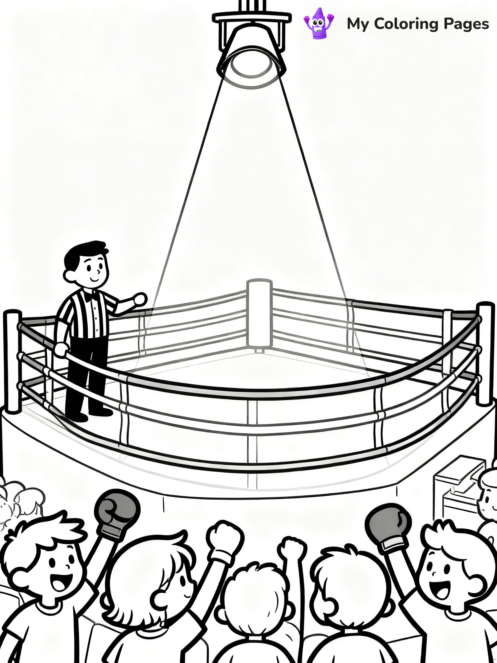 Boxing Coloring Pages - 17