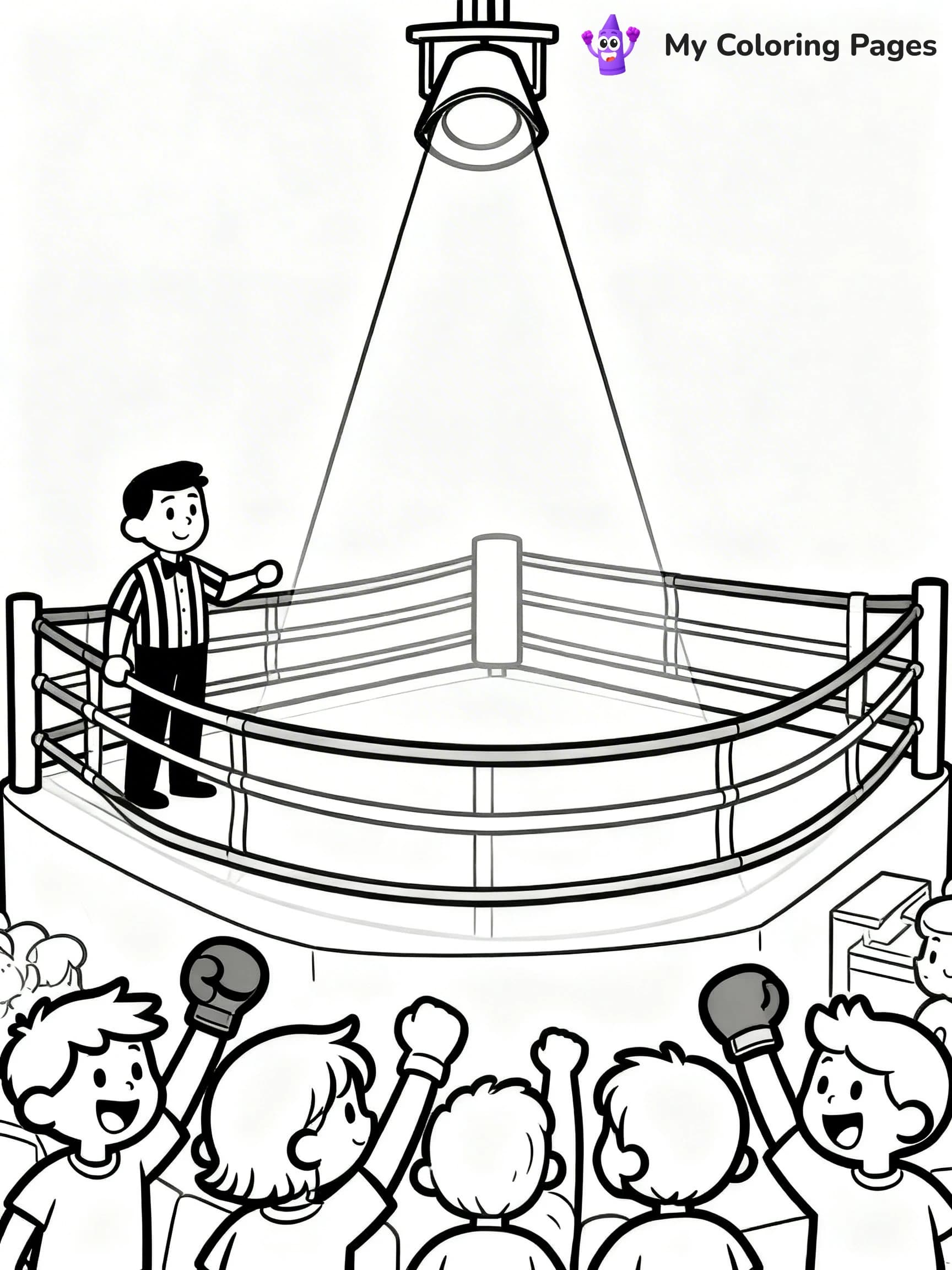 Boxing Coloring Pages - 17