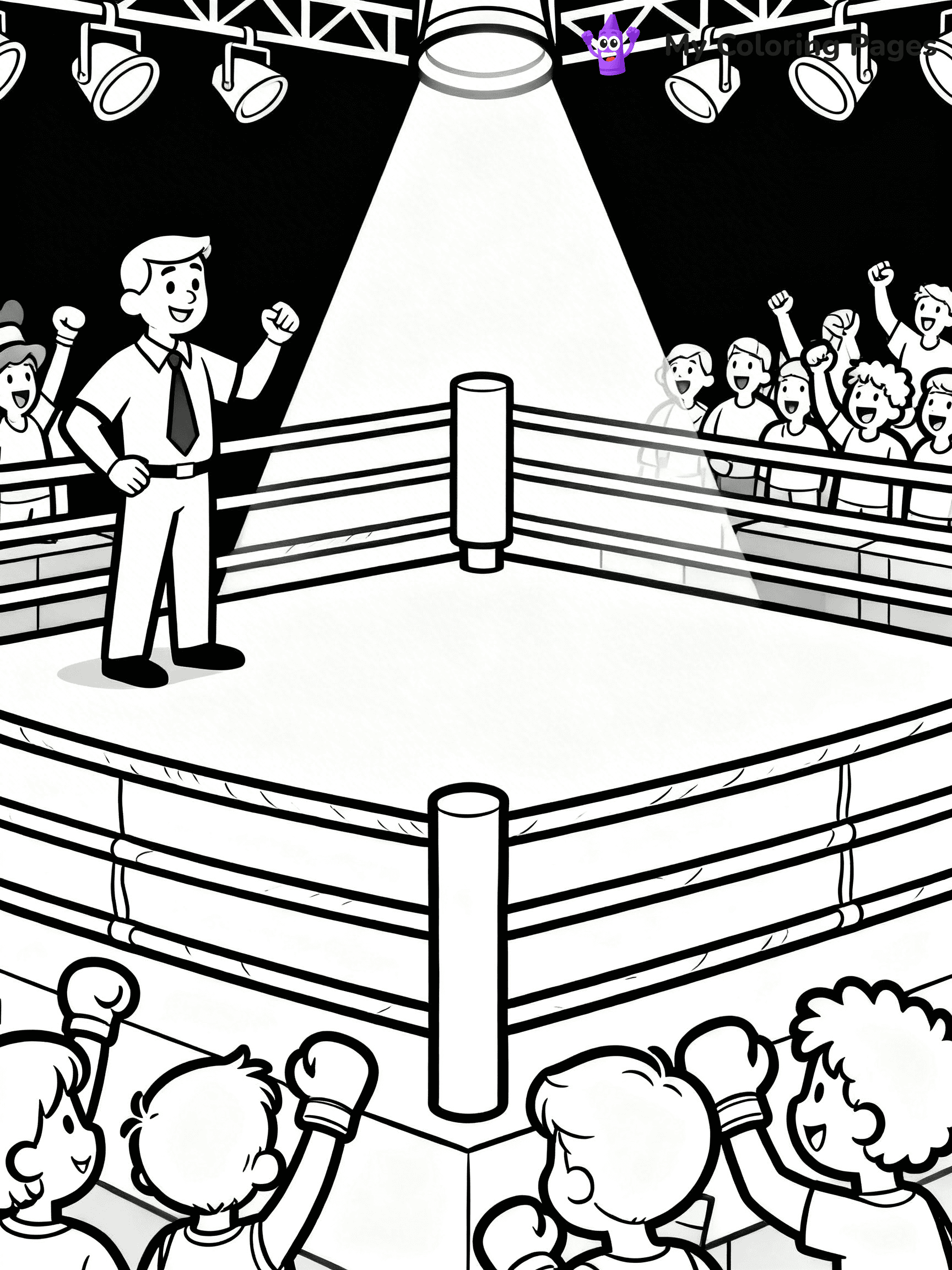 Boxing Coloring Pages - 16