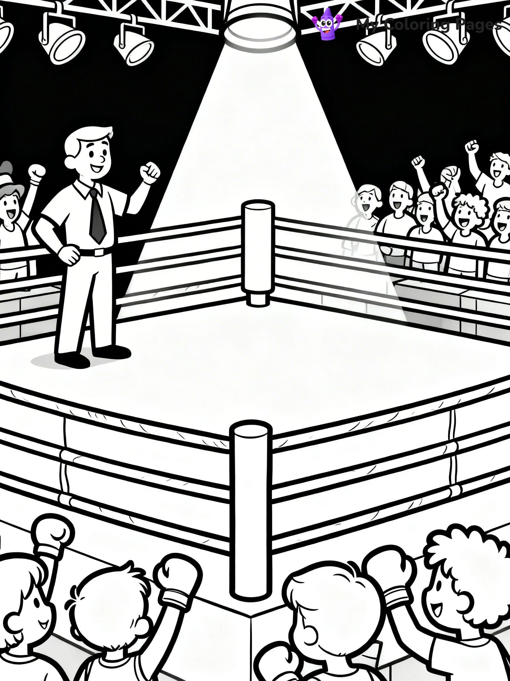 Boxing Coloring Pages - 16