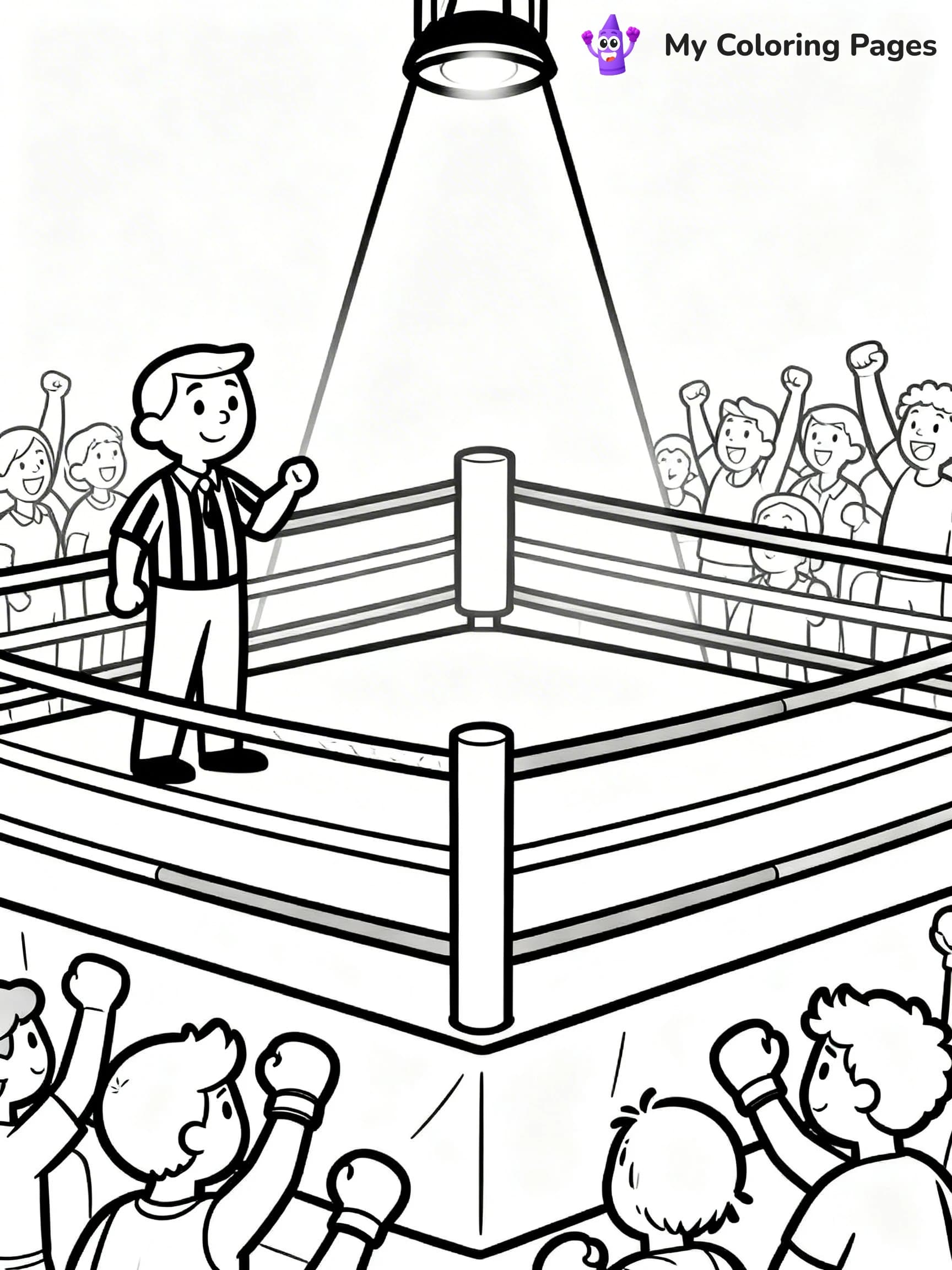 Boxing Coloring Pages - 15