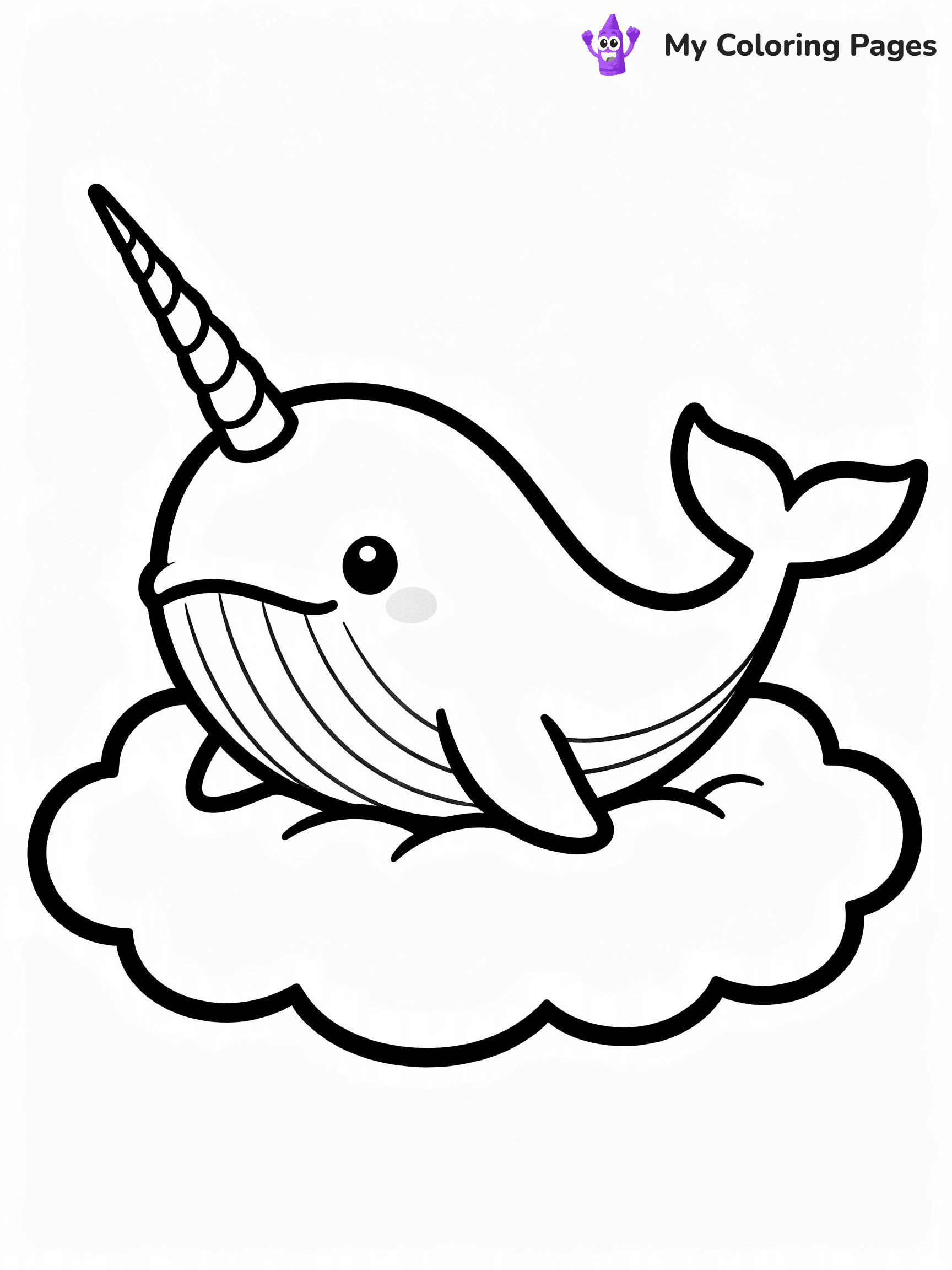 Narwhal Coloring Pages - 30