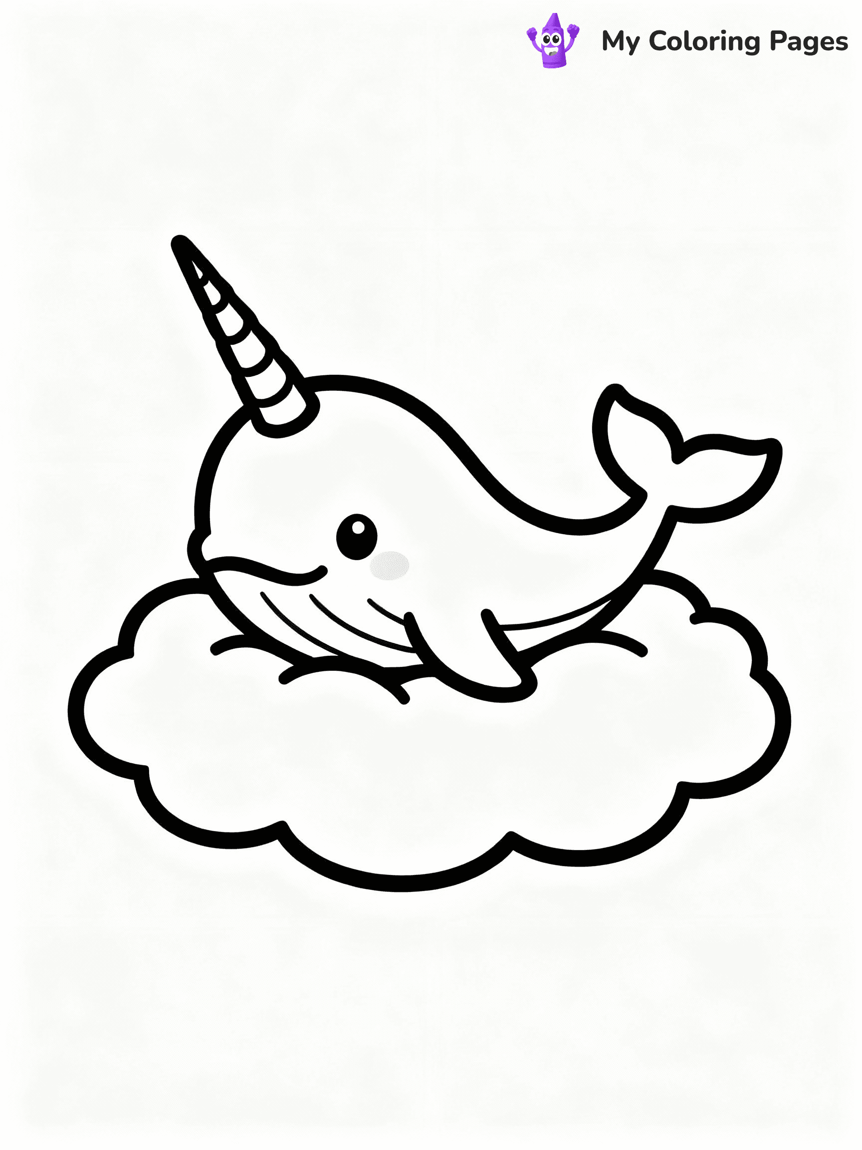 Narwhal Coloring Pages - 28