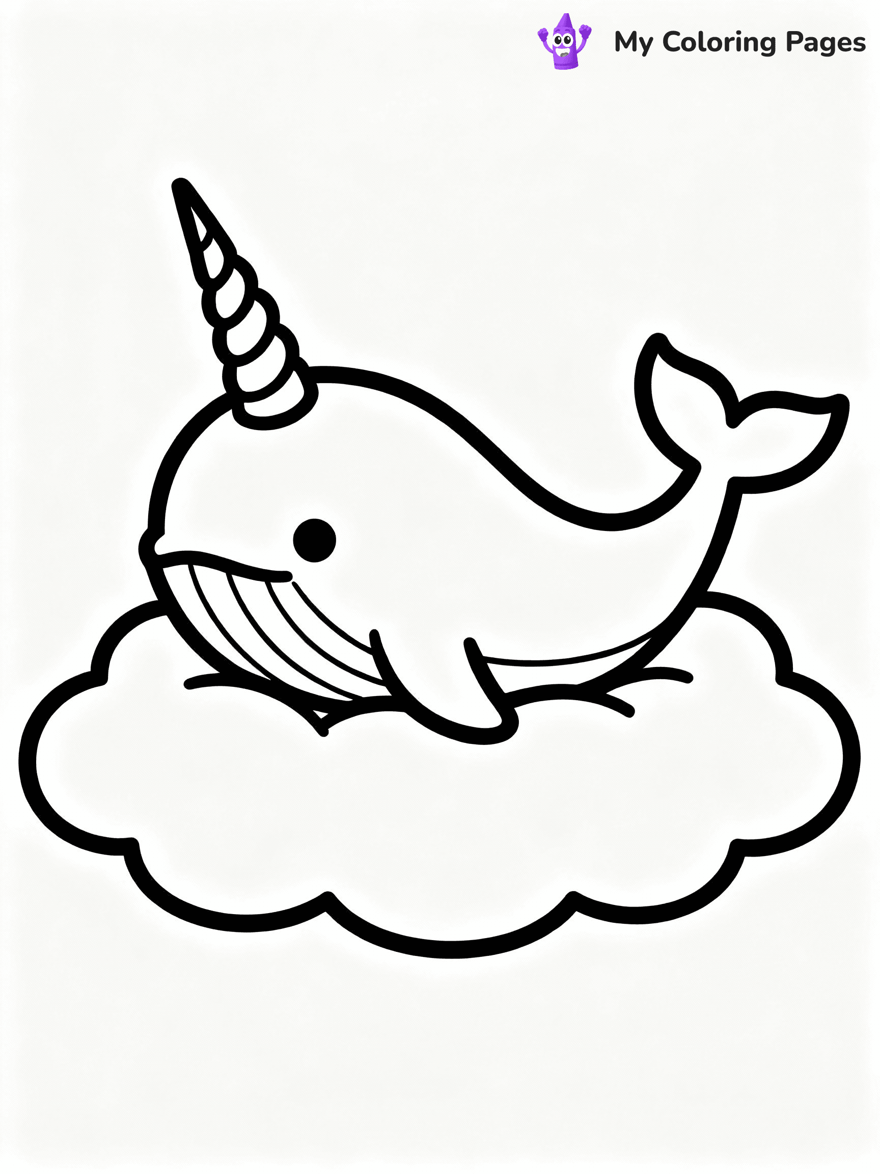 Narwhal Coloring Pages - 26