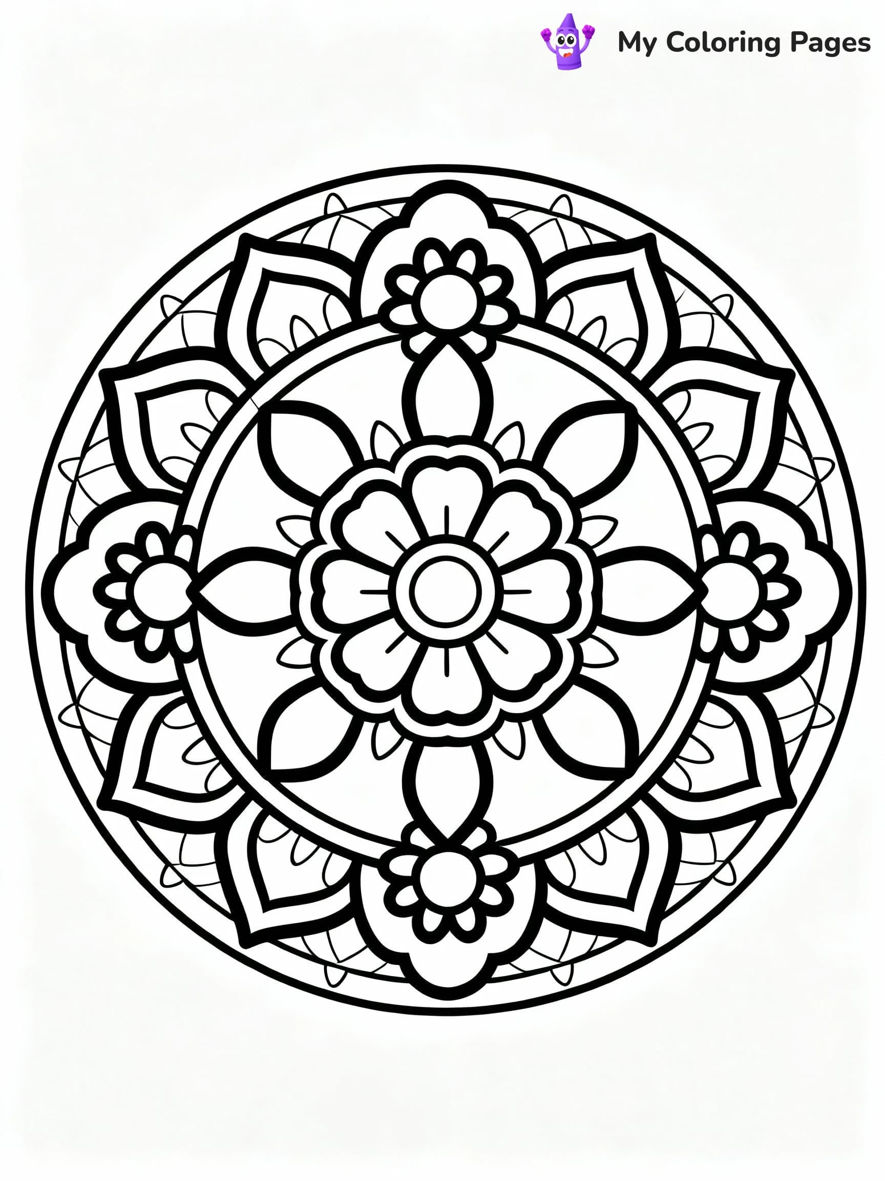 Relaxing Coloring Pages - 17