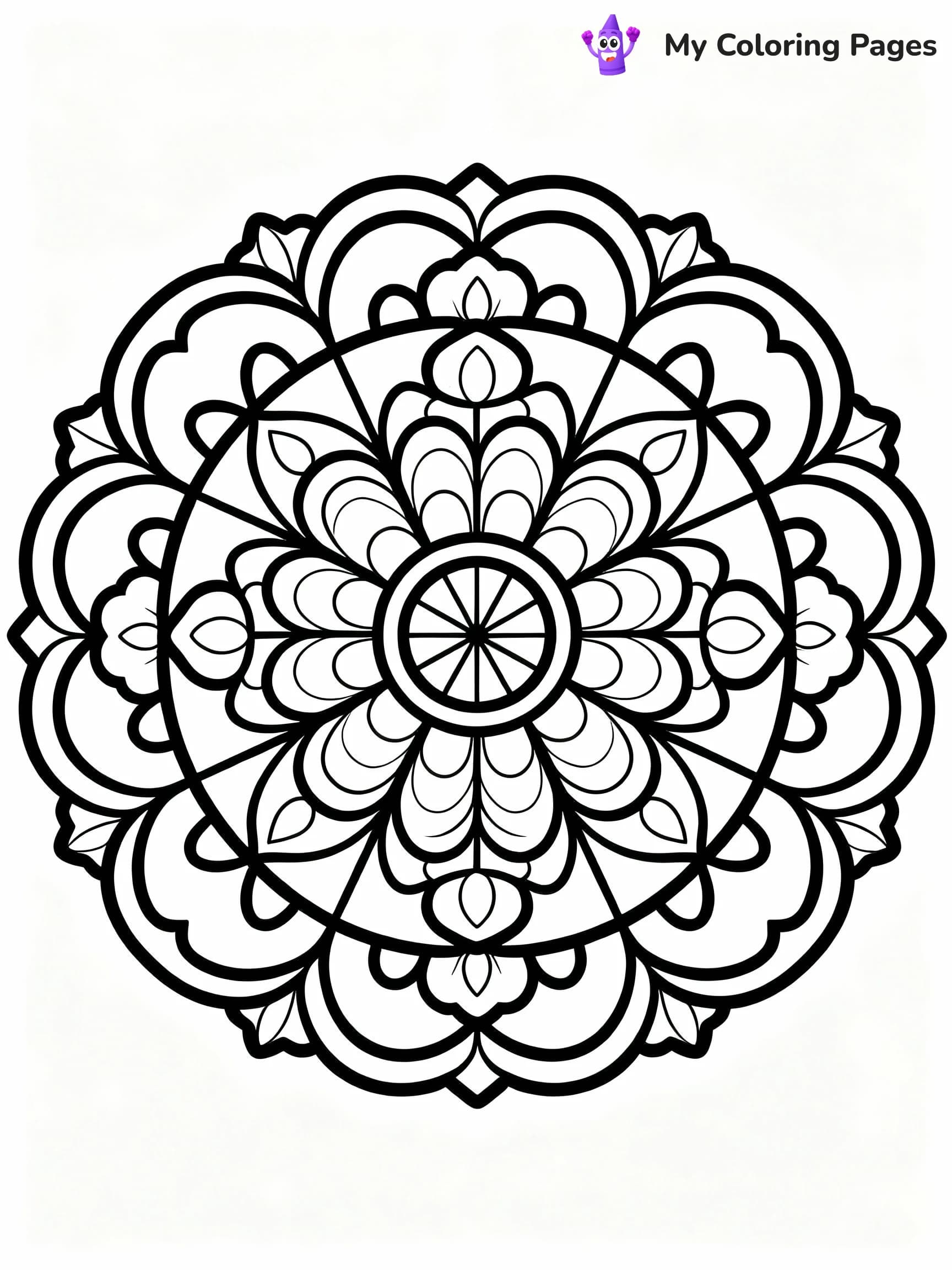 Relaxing Coloring Pages - 15