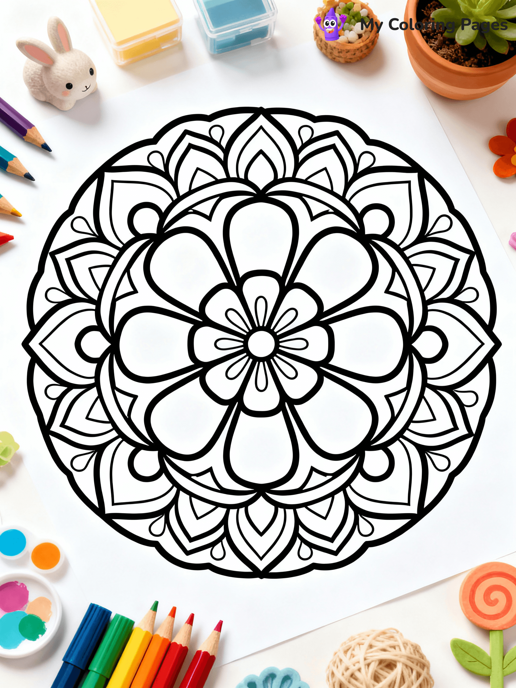 Relaxing Coloring Pages - 14
