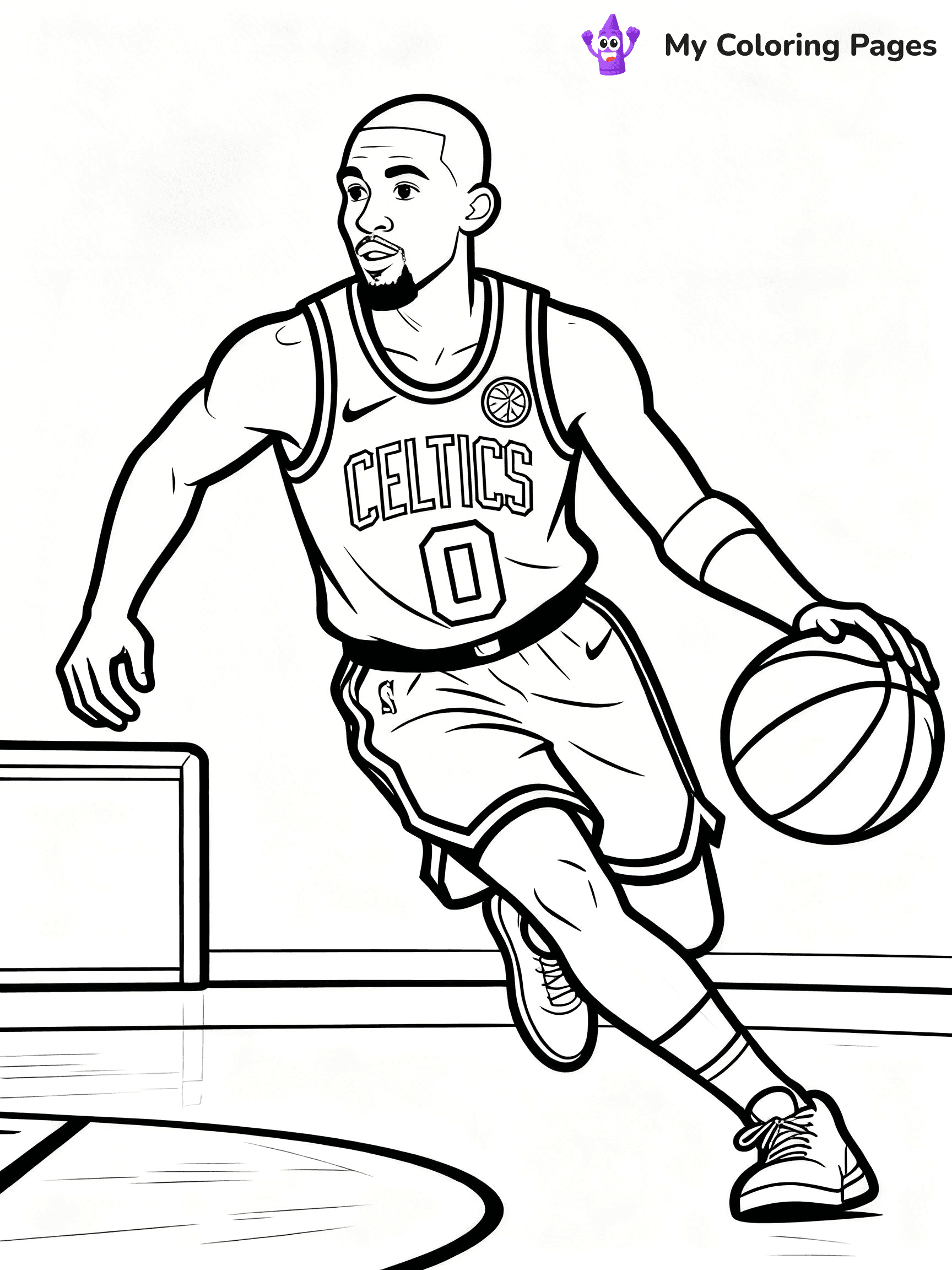 Boston Celtics Coloring Pages - 26