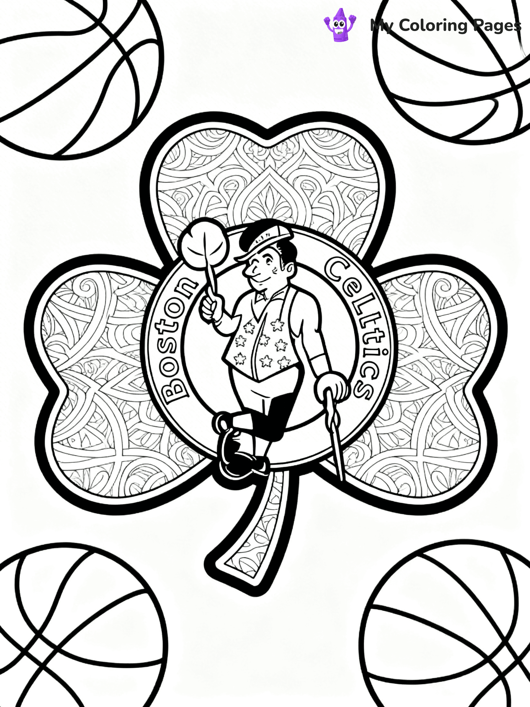 Boston Celtics Coloring Pages - 18