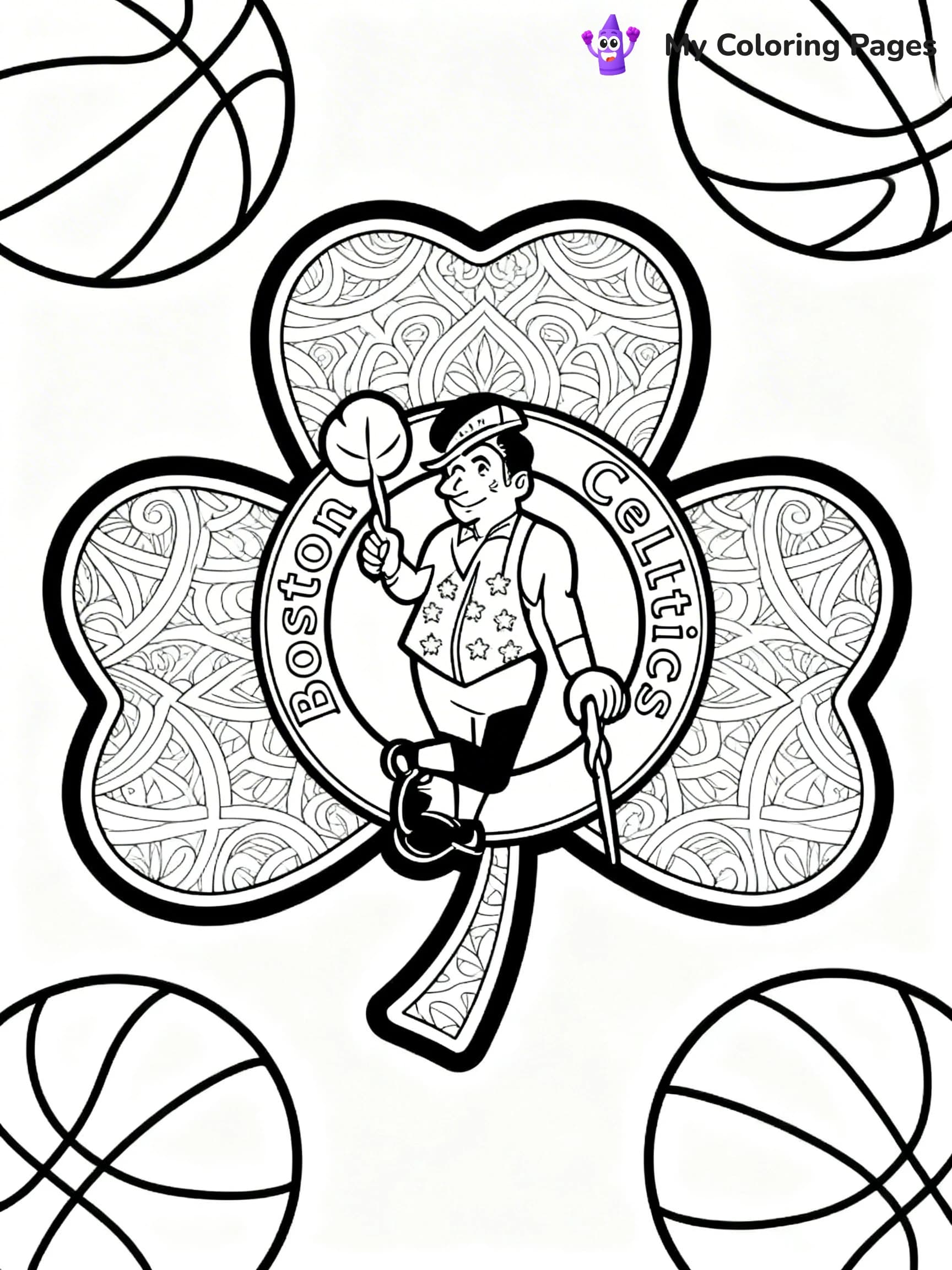 Boston Celtics Coloring Pages - 18