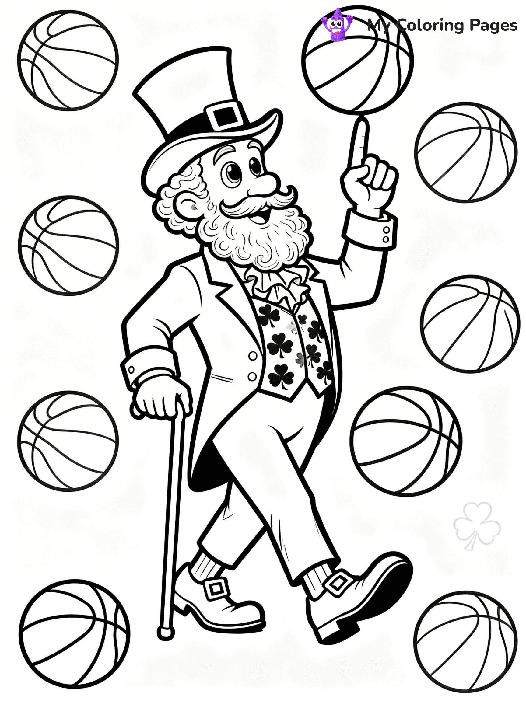 Boston Celtics Coloring Pages - 14