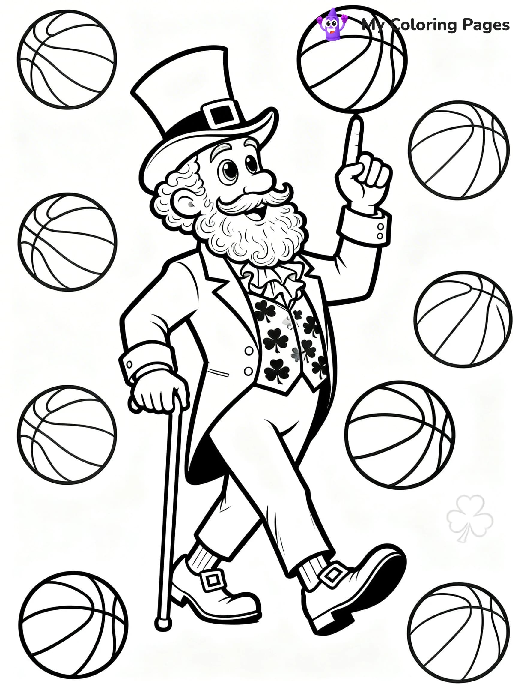 Boston Celtics Coloring Pages - 14