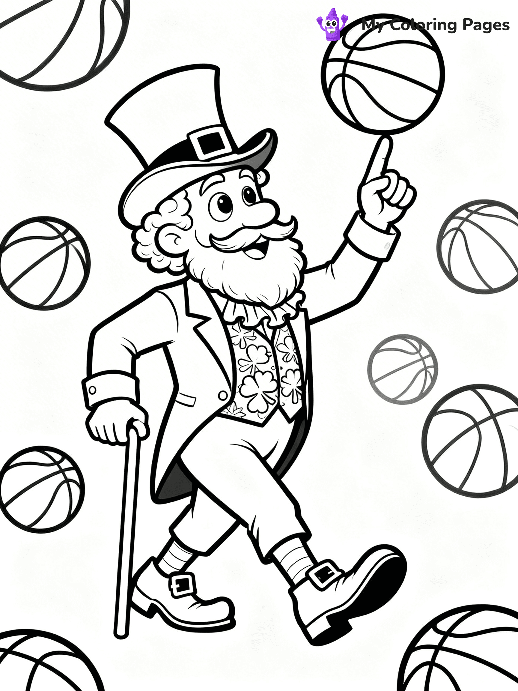 Boston Celtics Coloring Pages - 11
