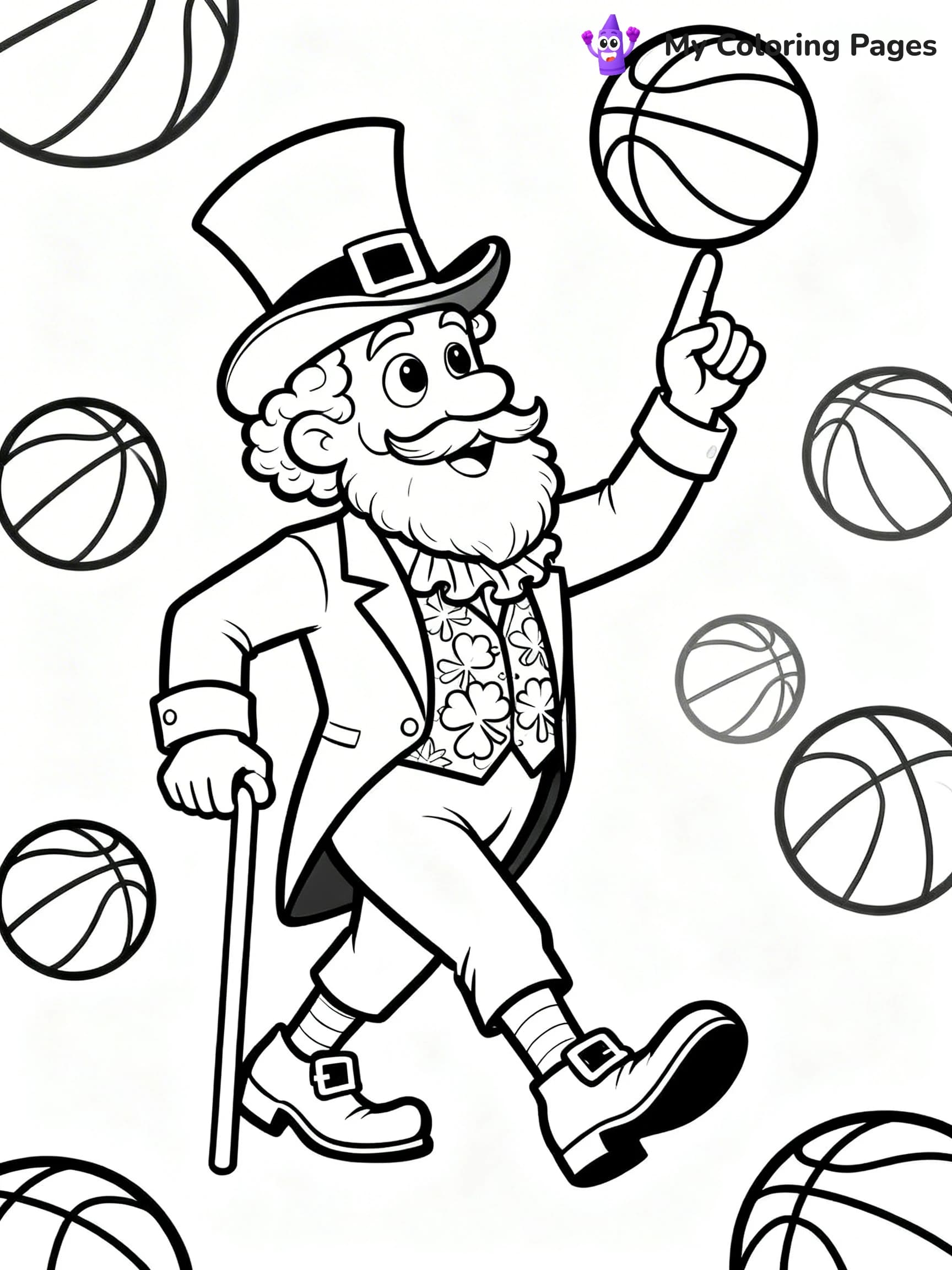 Boston Celtics Coloring Pages - 11