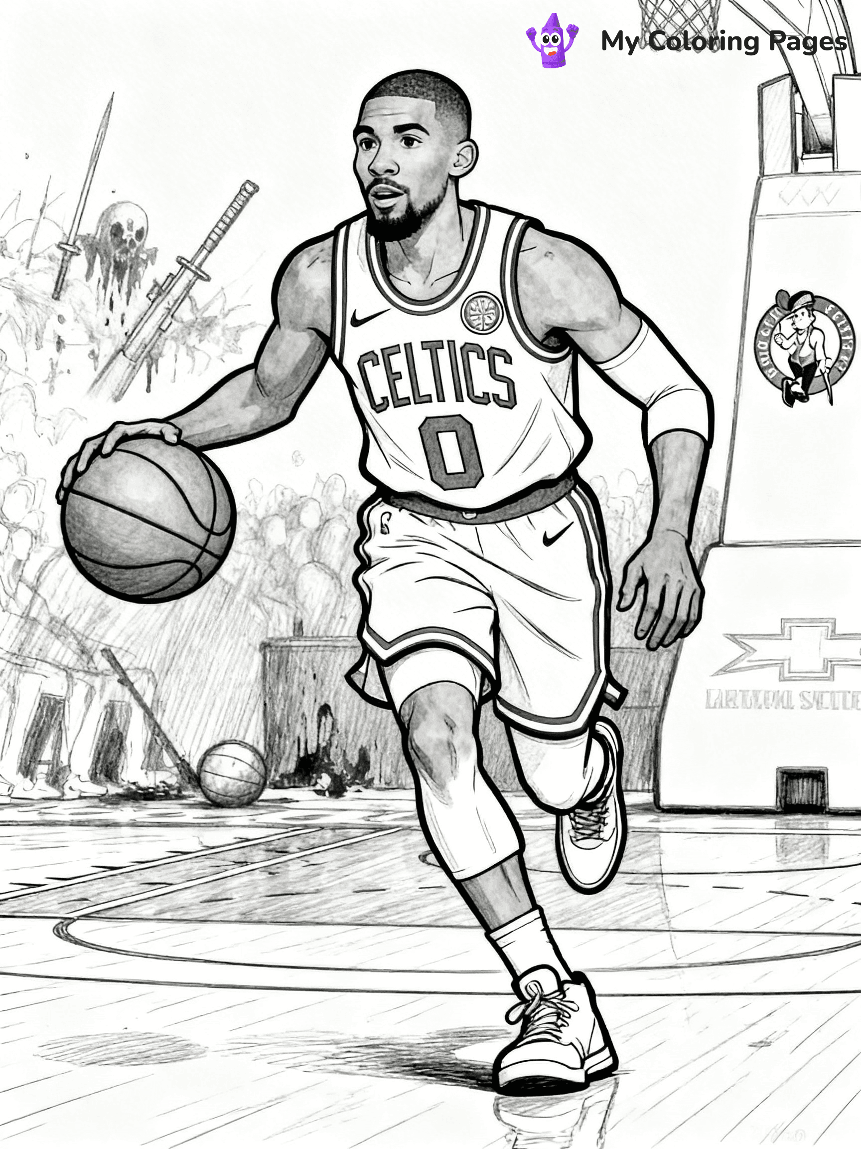 Boston Celtics Coloring Pages - 2