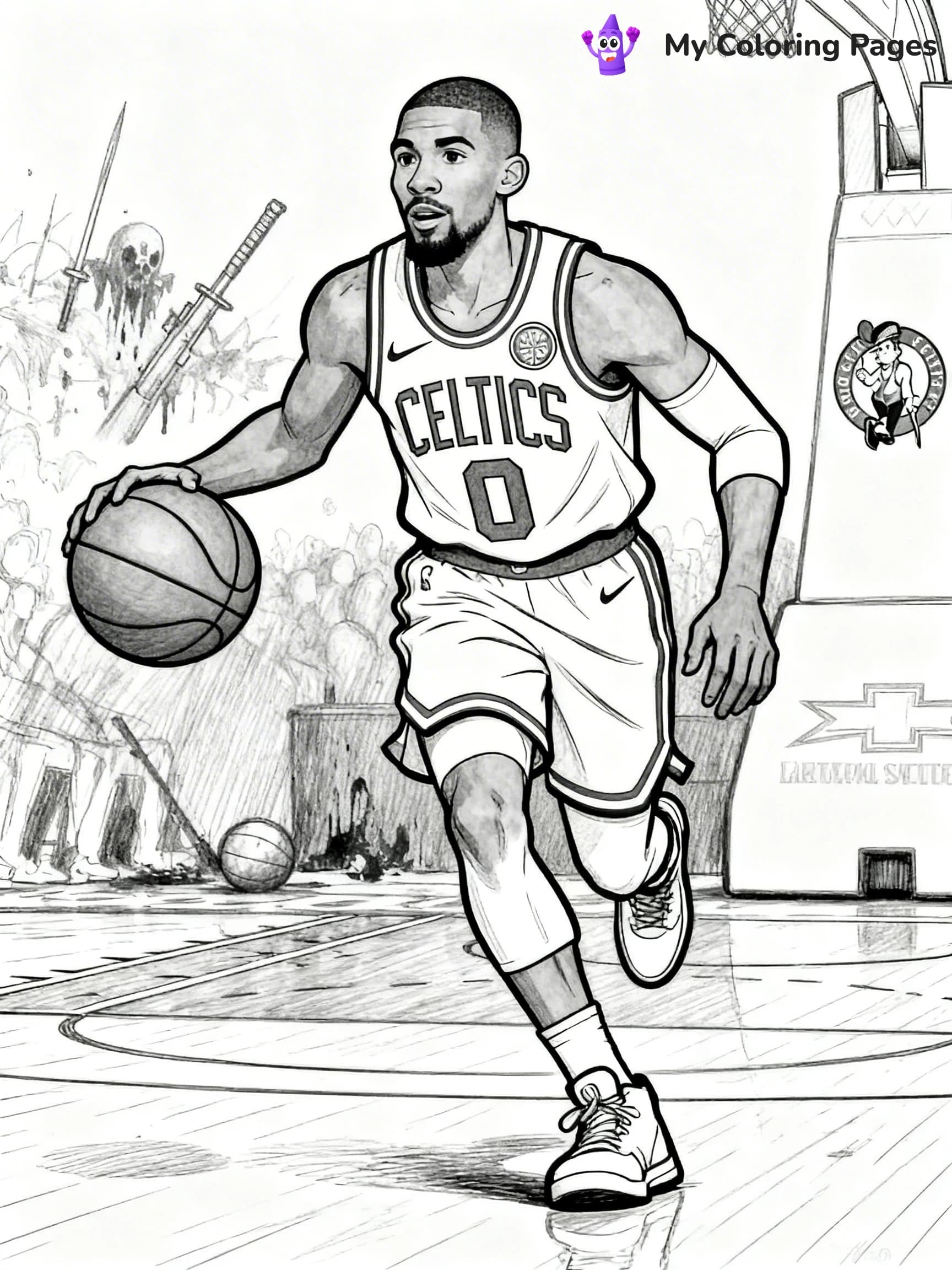 Boston Celtics Coloring Pages - 2