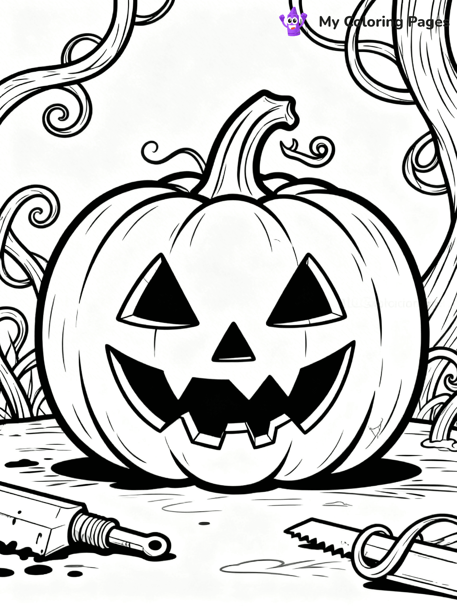 Haunted Mansion Coloring Pages - 24