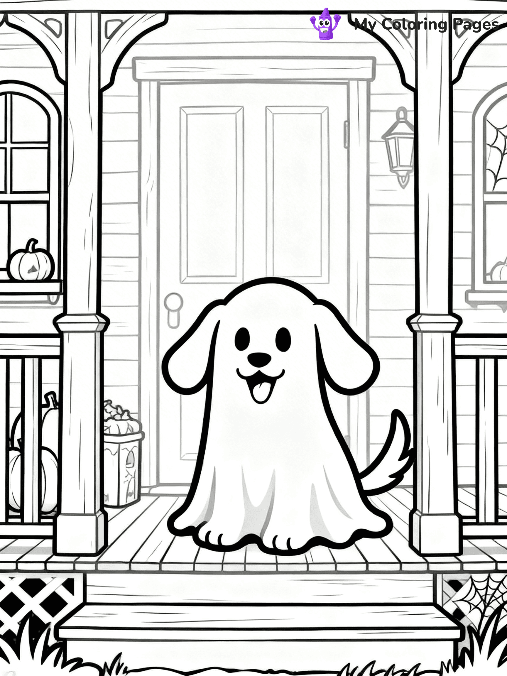 Haunted Mansion Coloring Pages - 14