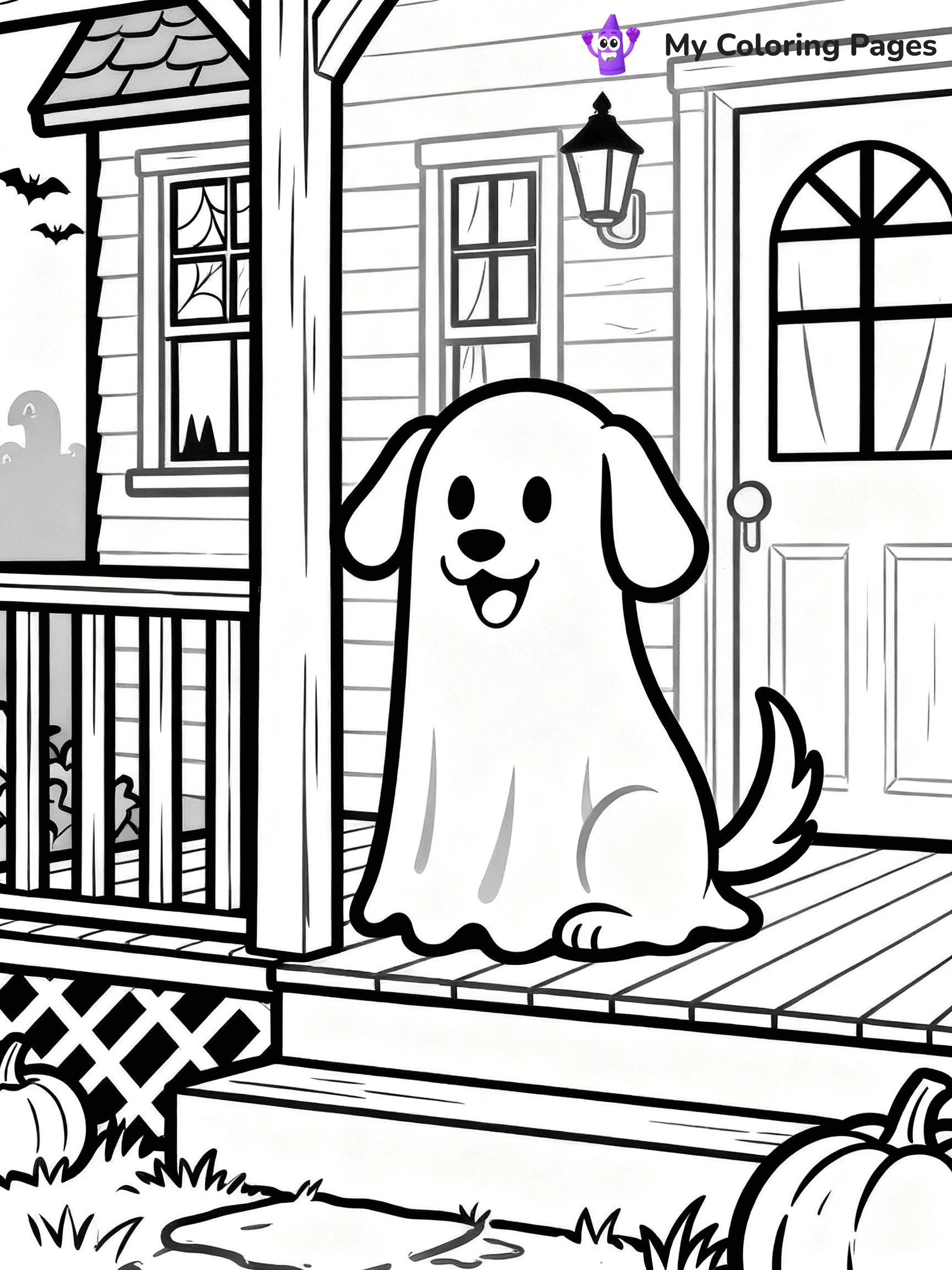 Haunted Mansion Coloring Pages - 12