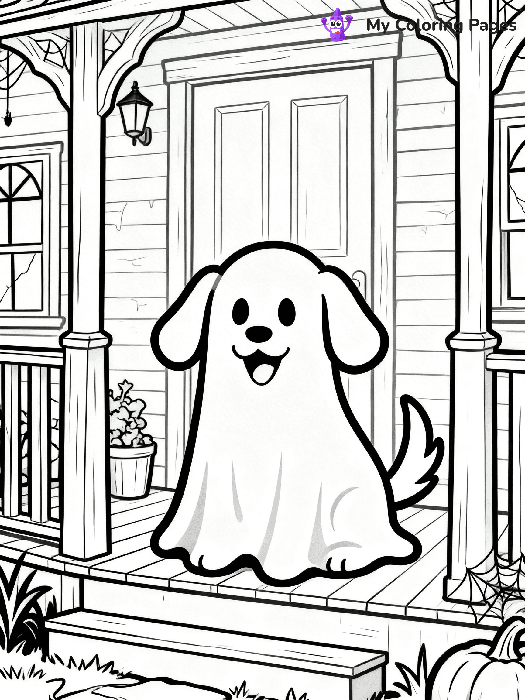 Haunted Mansion Coloring Pages - 10
