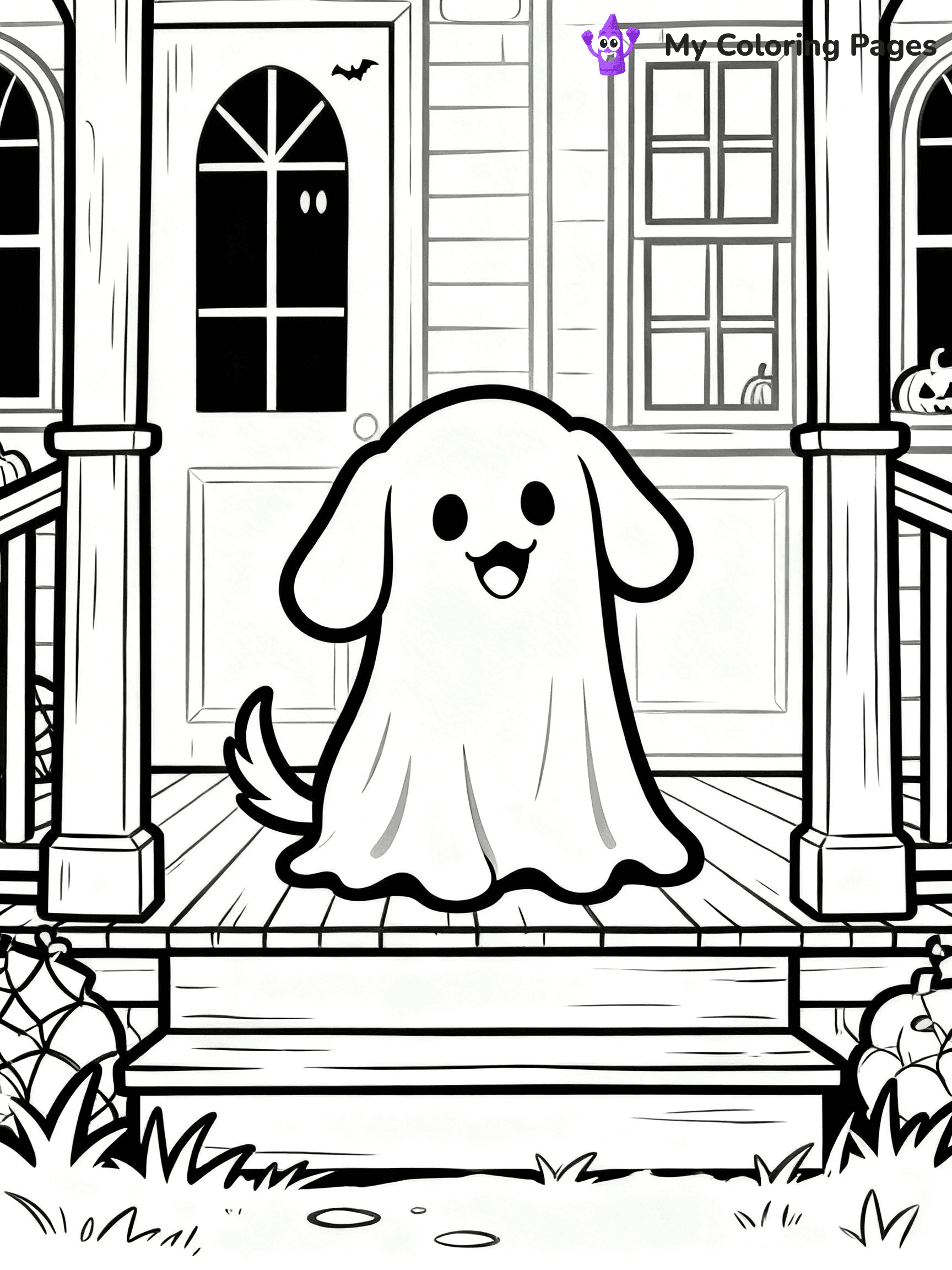 Haunted Mansion Coloring Pages - 9