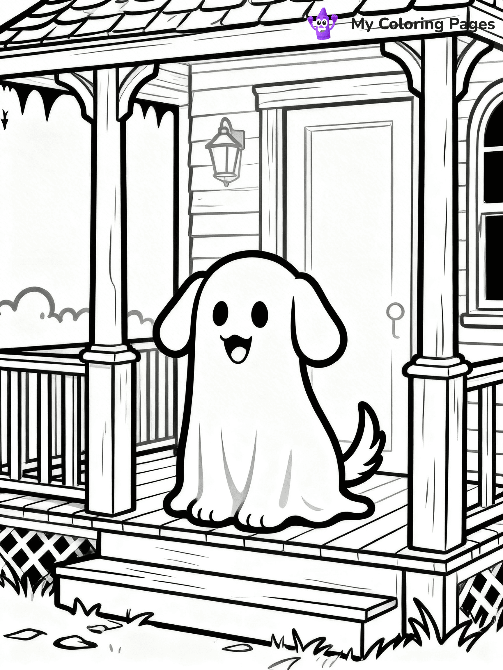 Haunted Mansion Coloring Pages - 8