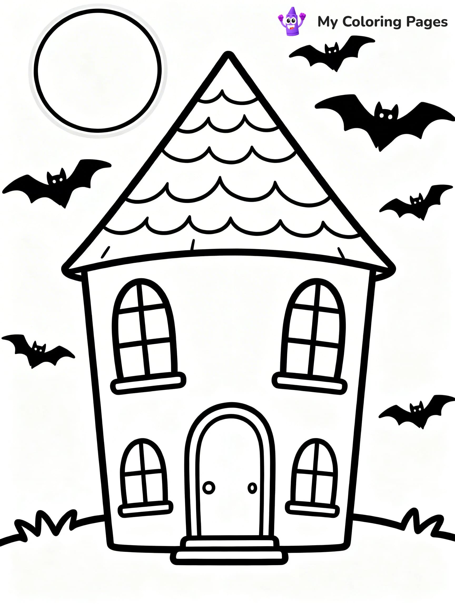 Haunted Mansion Coloring Pages - 7