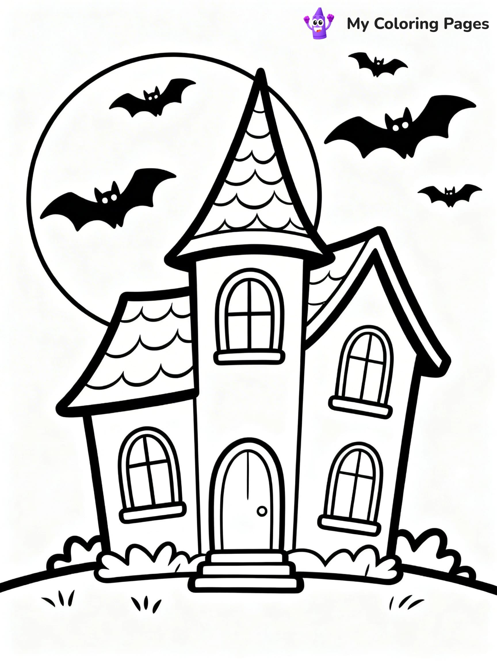 Haunted Mansion Coloring Pages - 4
