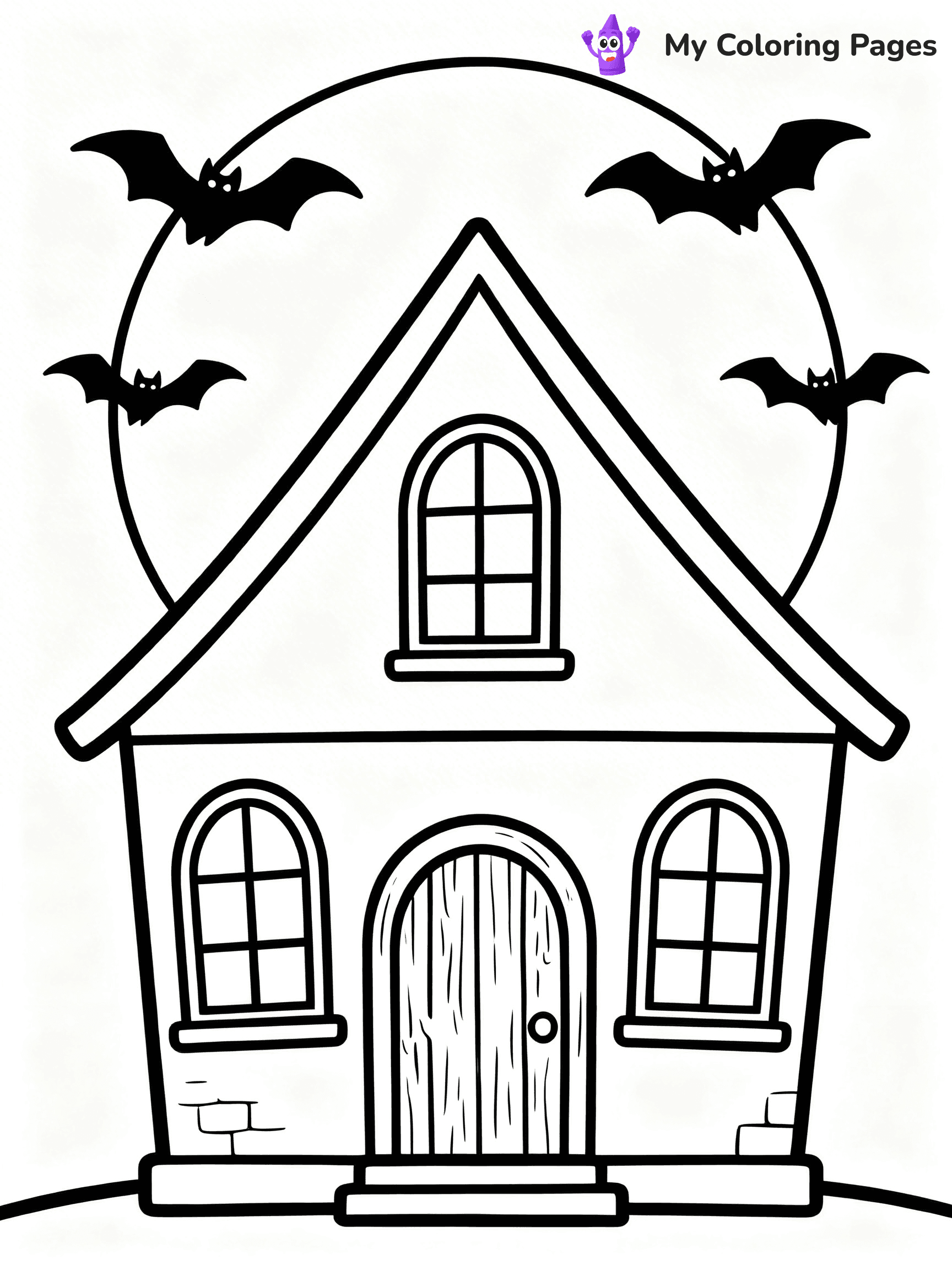 Haunted Mansion Coloring Pages - 3