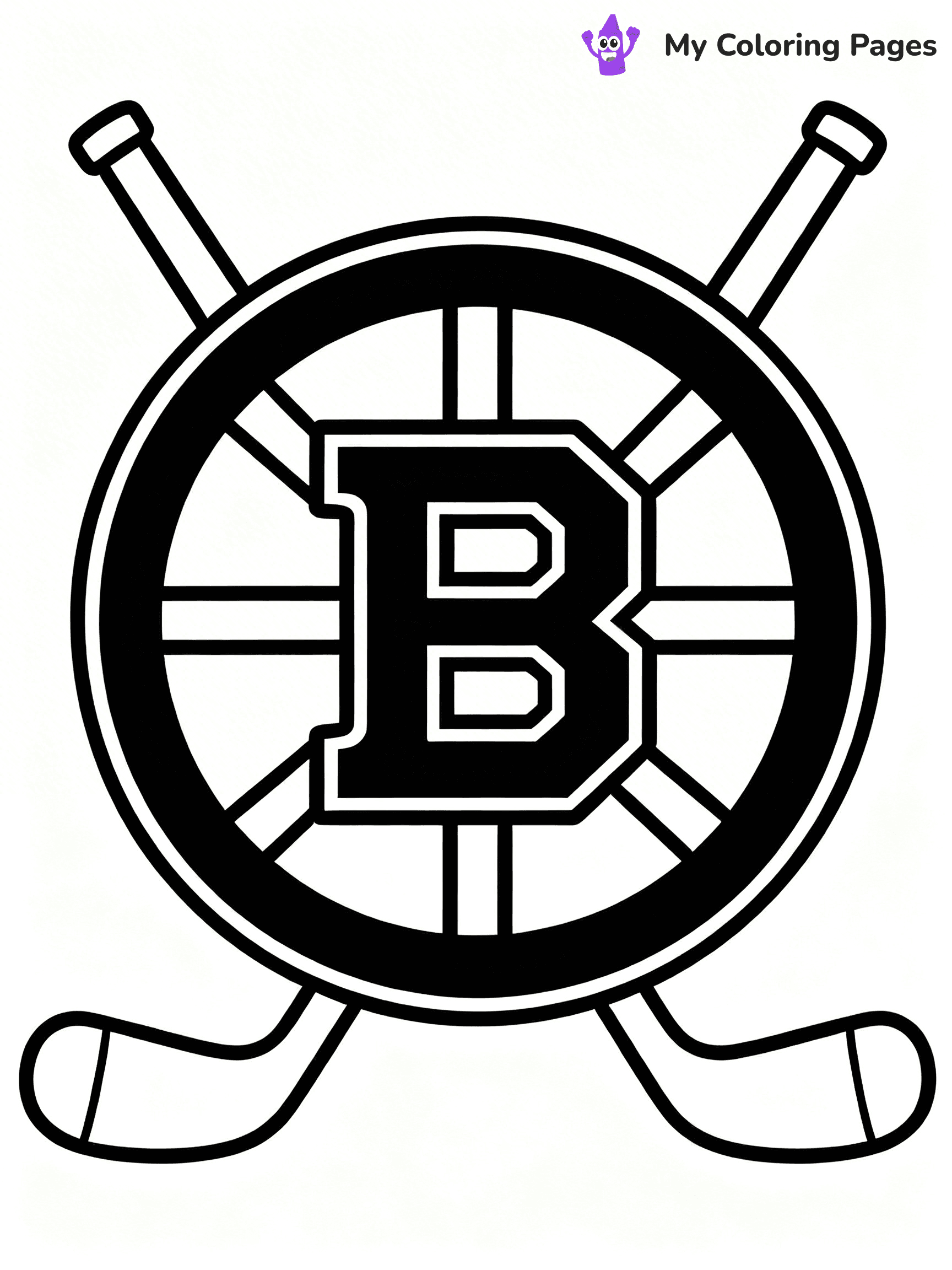 Bruins Coloring Pages - 35