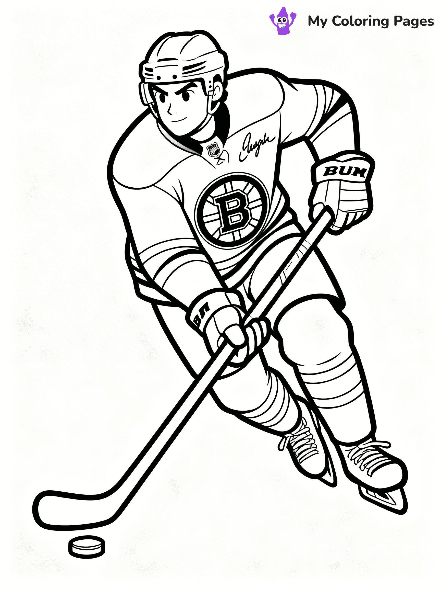 Bruins Coloring Pages - 27
