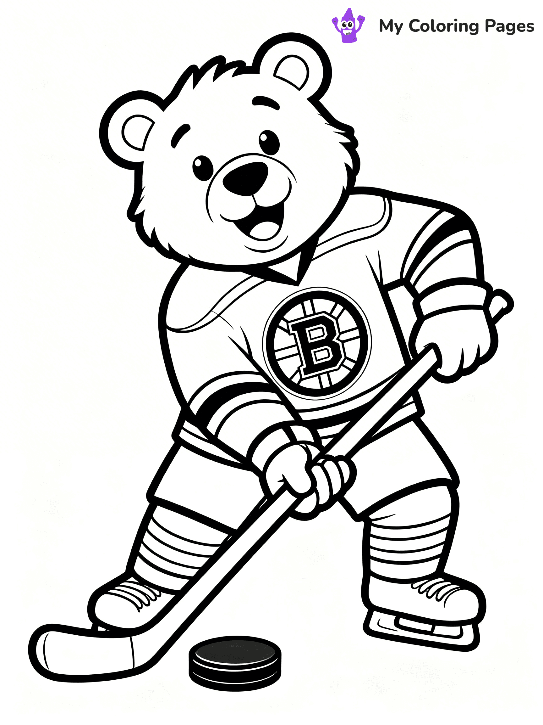 Bruins Coloring Pages - 18